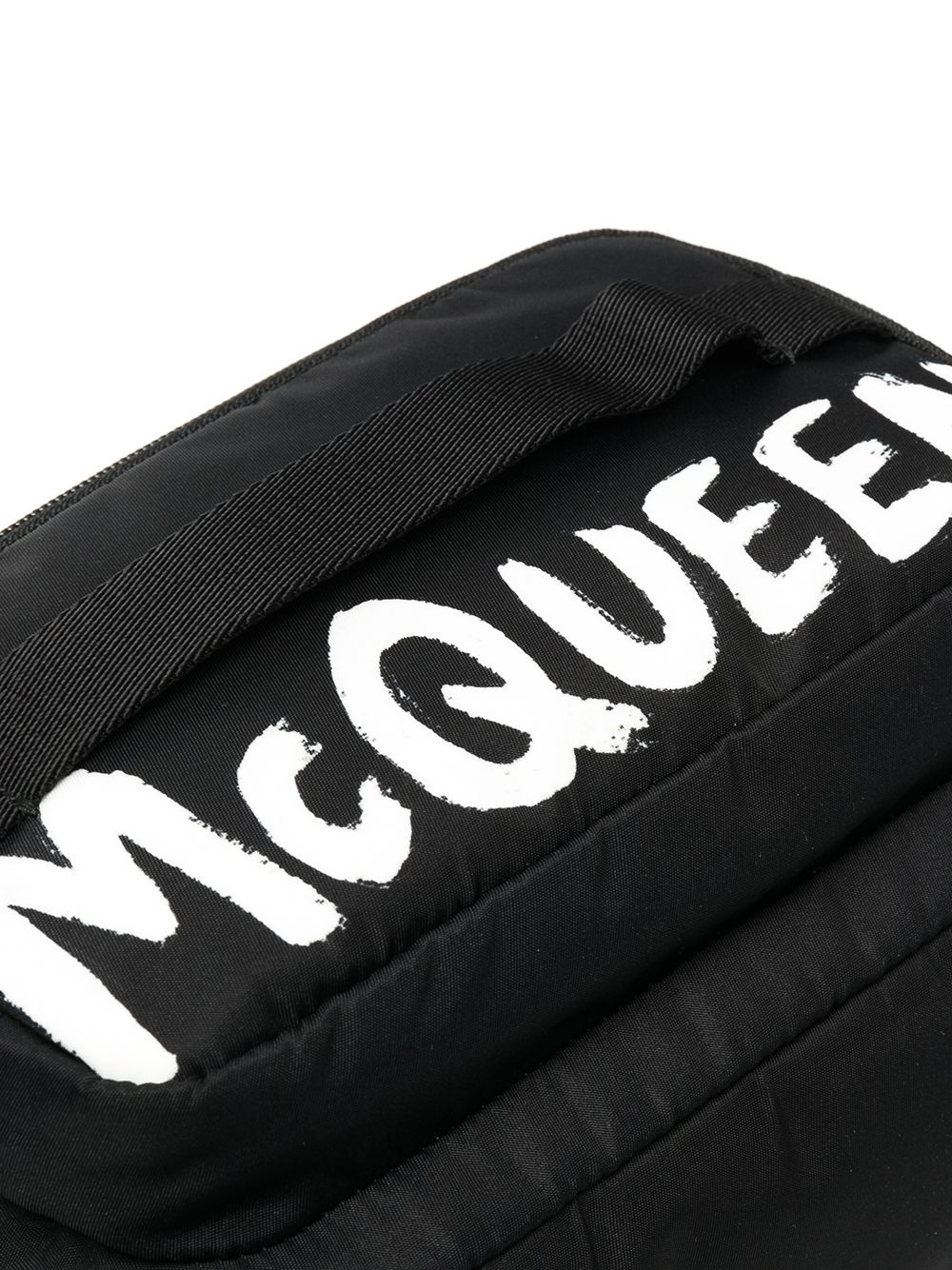 zipped logo-print shoulder bag - 6