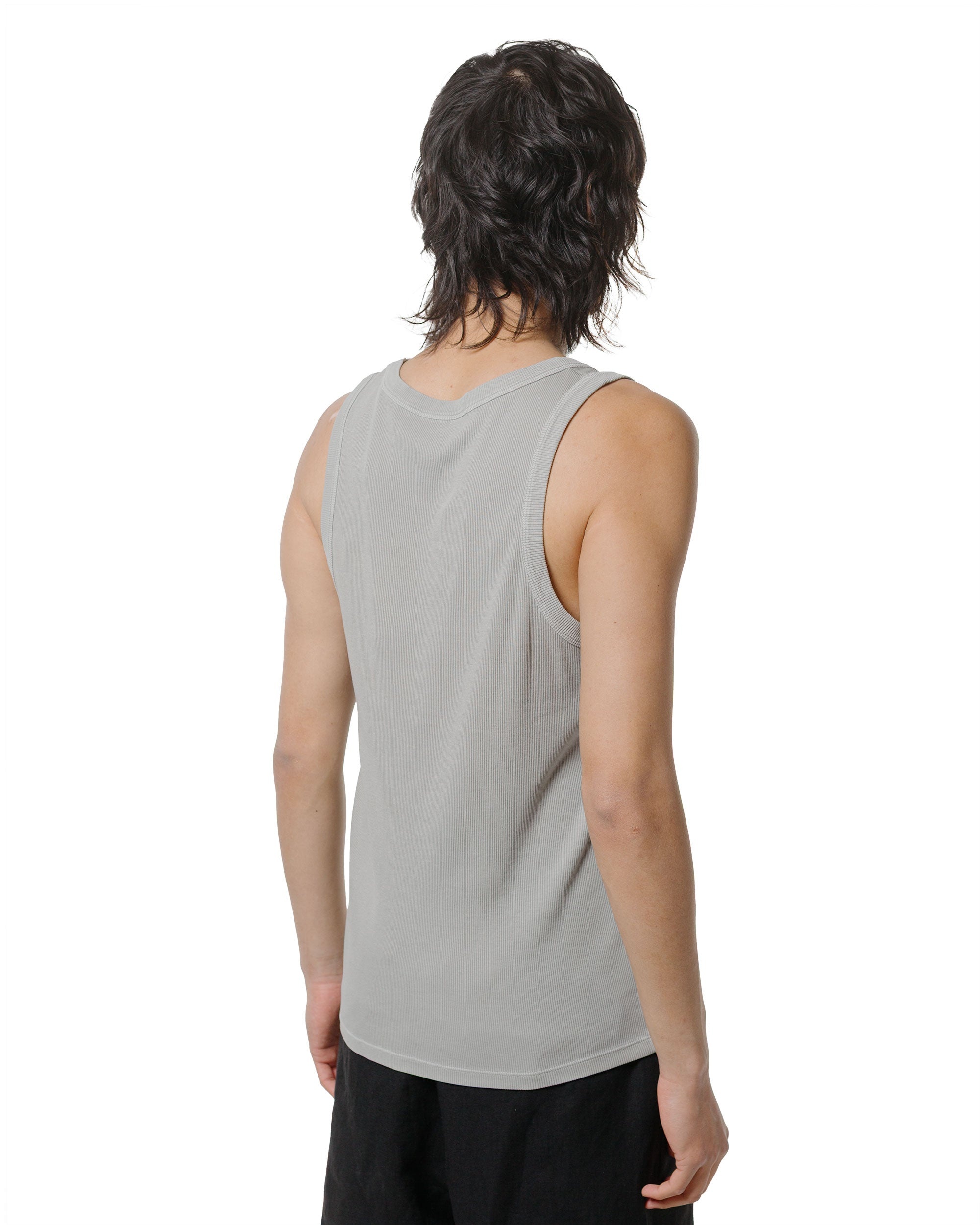 Rib Tank Top Grey - 3