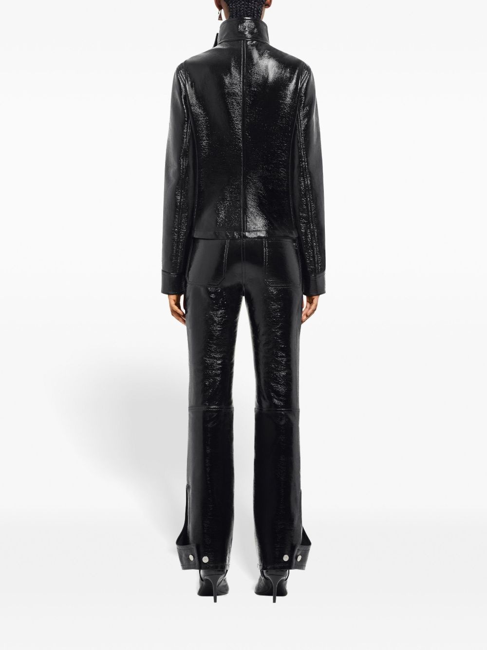 Reversed Vinyl trousers - 4