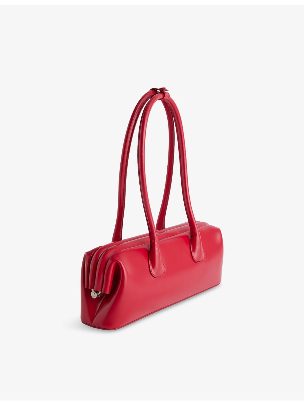 Boat Wide Leather Shoulder Bag - 4