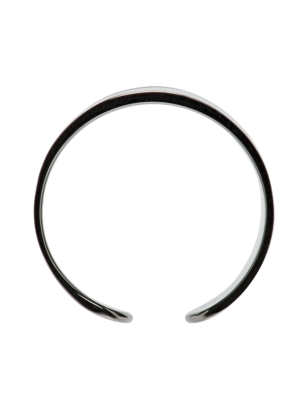 Gunmetal Logo Motif Ring - 2