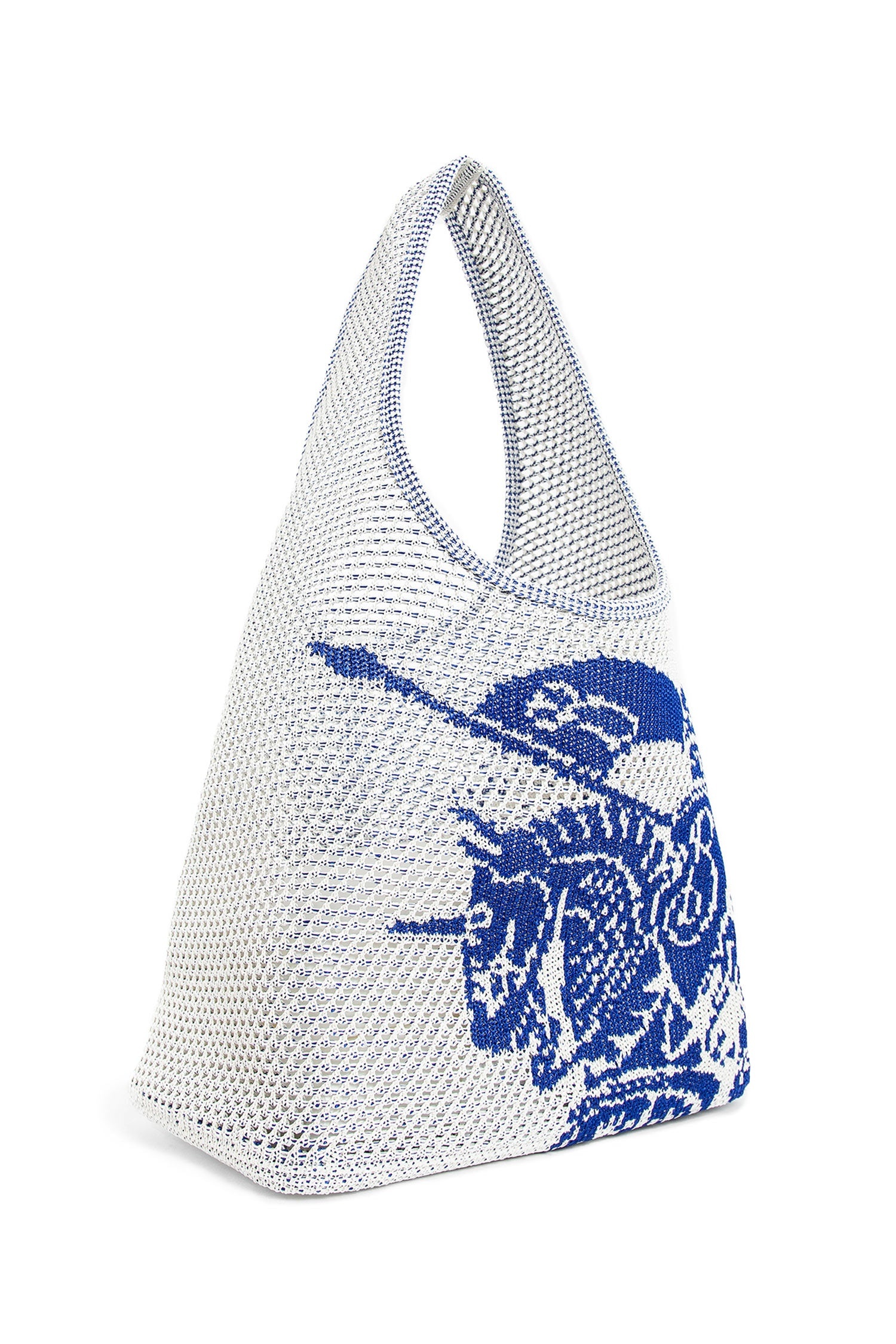 【関税&送料込】Burberry Embroidered Canvas Handbag Burberry Embroidered Canvas Shopping Bag | italist
