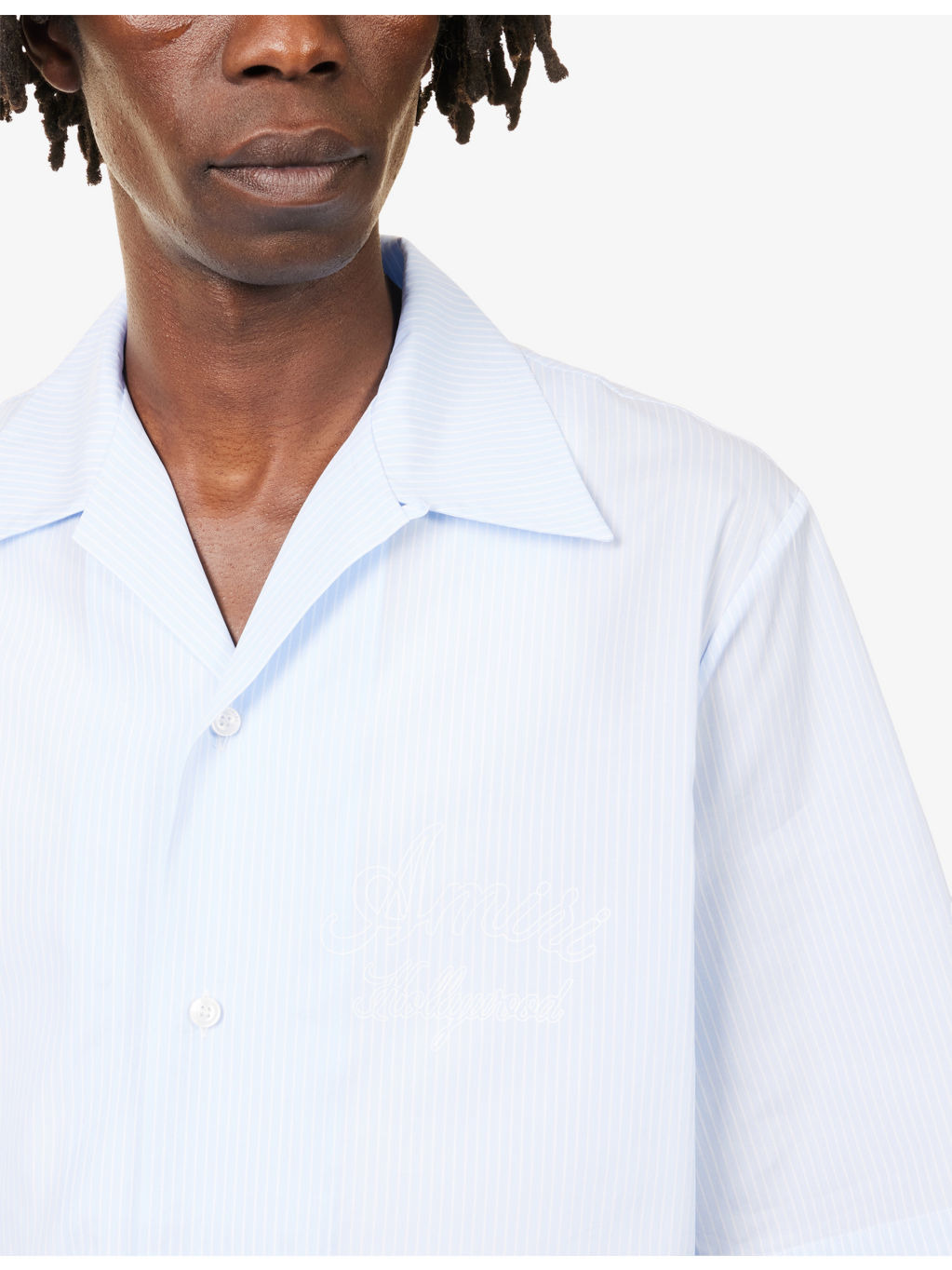 Starburst Striped Cotton-Poplin Shirt - 5