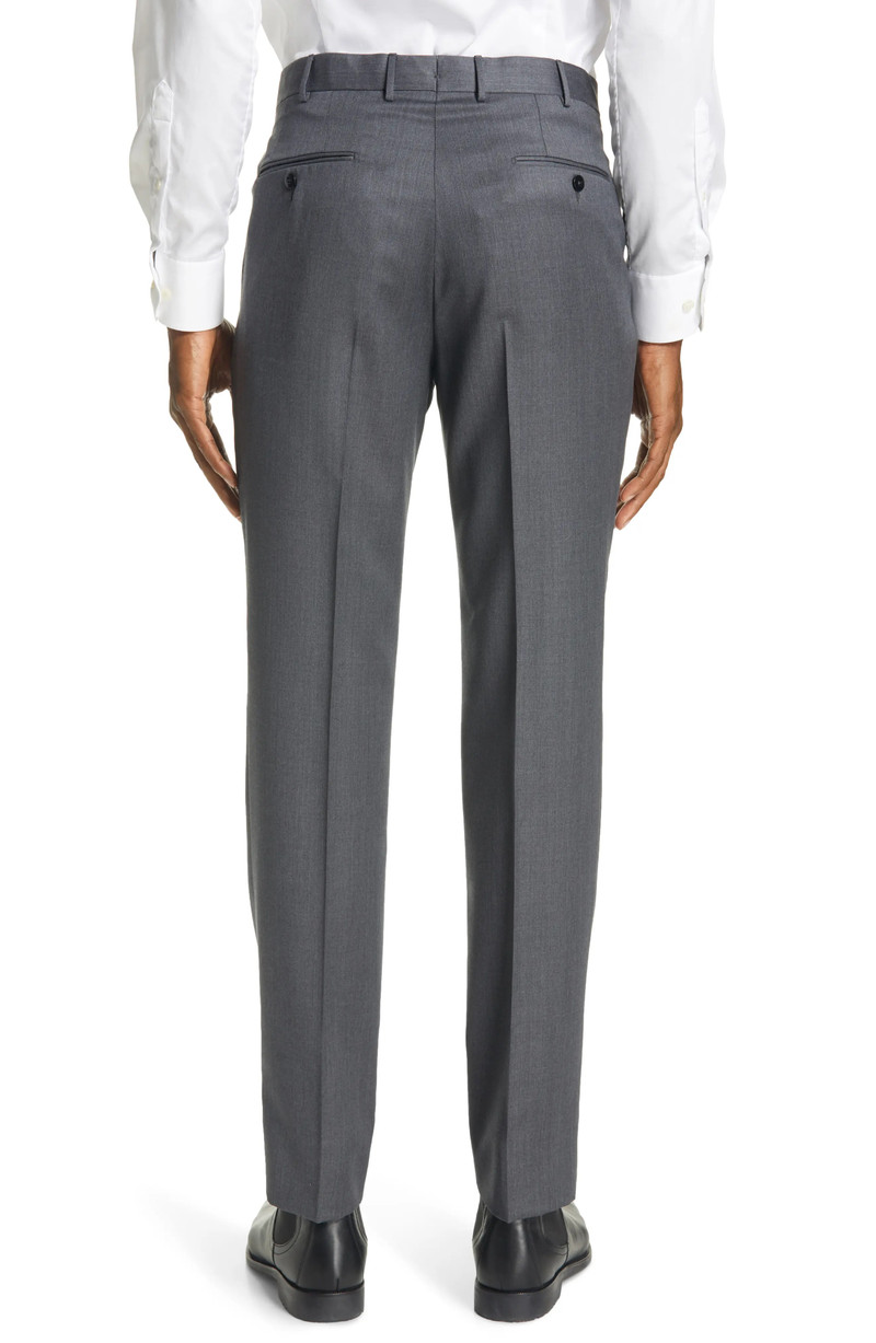 ZEGNA Micronsphere Classic Fit Wool Dress Pants outlook