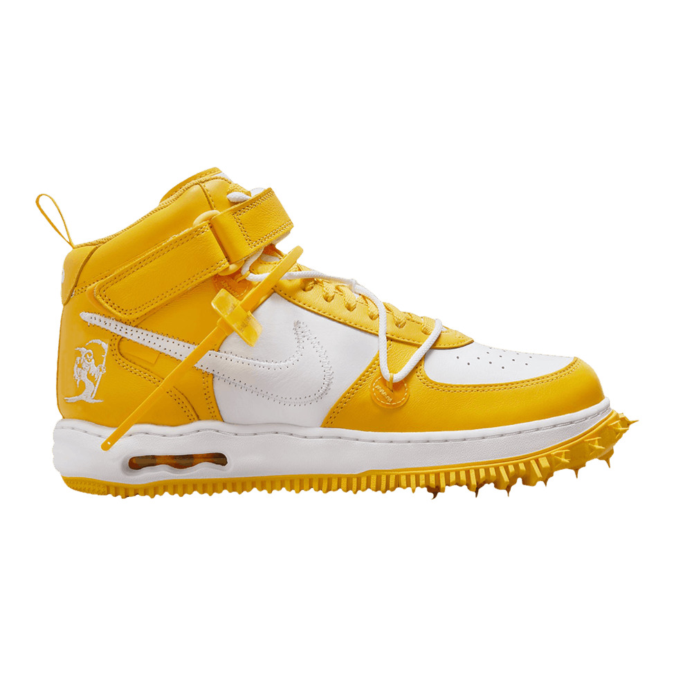Off-White x Air Force 1 Mid SP Leather 'Varsity Maize' - 1