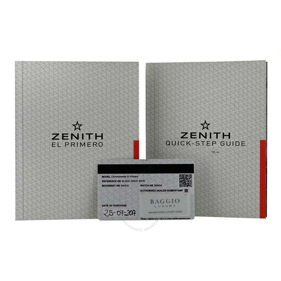 Pre-owned Zenith El Primero Chronograph Automatic Black Dial Men's Watch 24.2041.400 - 6