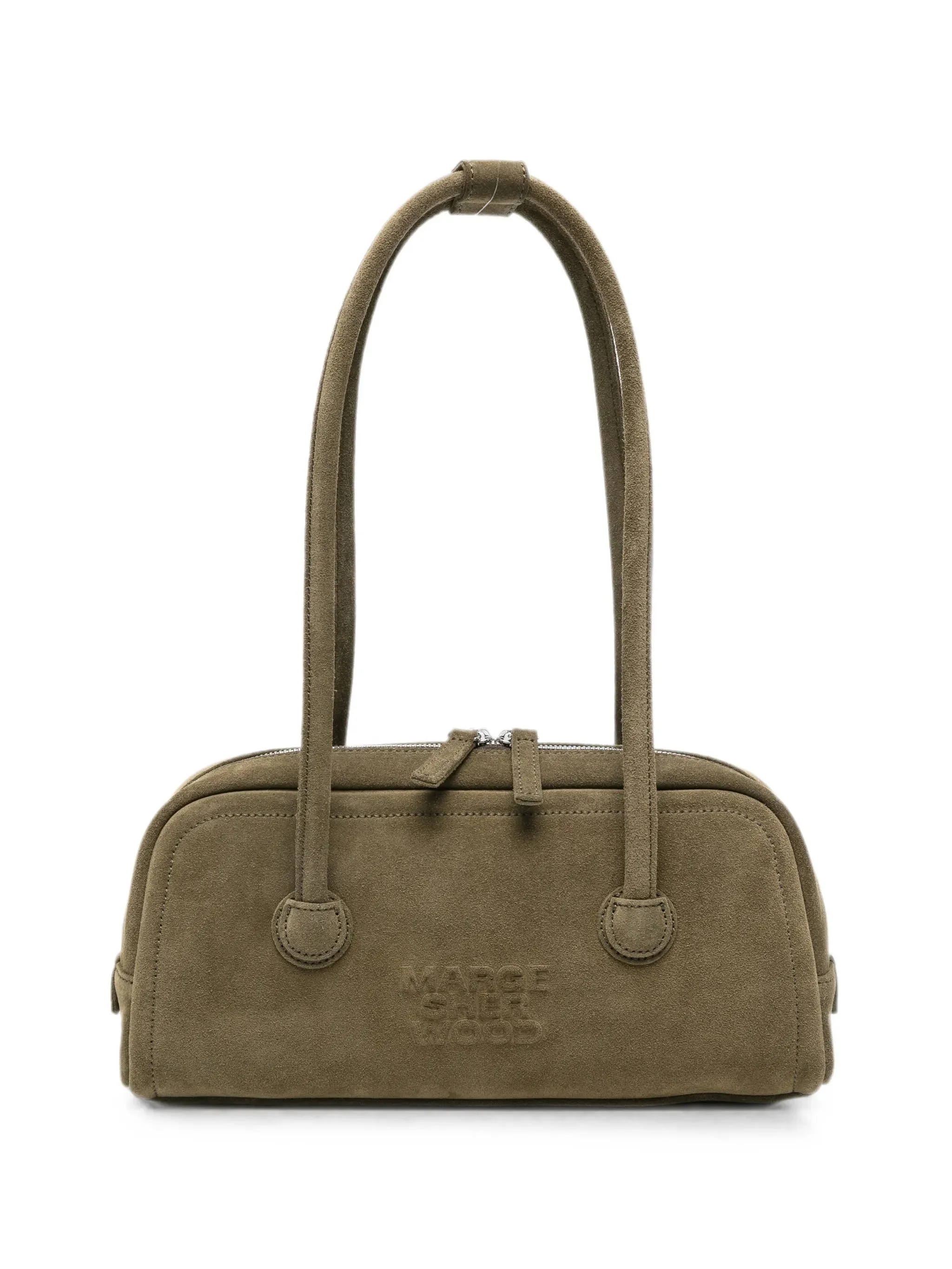 Margesherwood Soft Boston EW Suede Shoulder Bag - 1