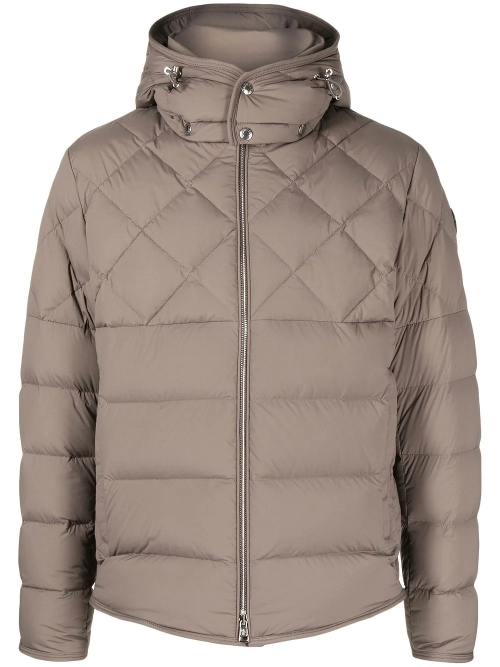 quilted hooded padded jacket - 1