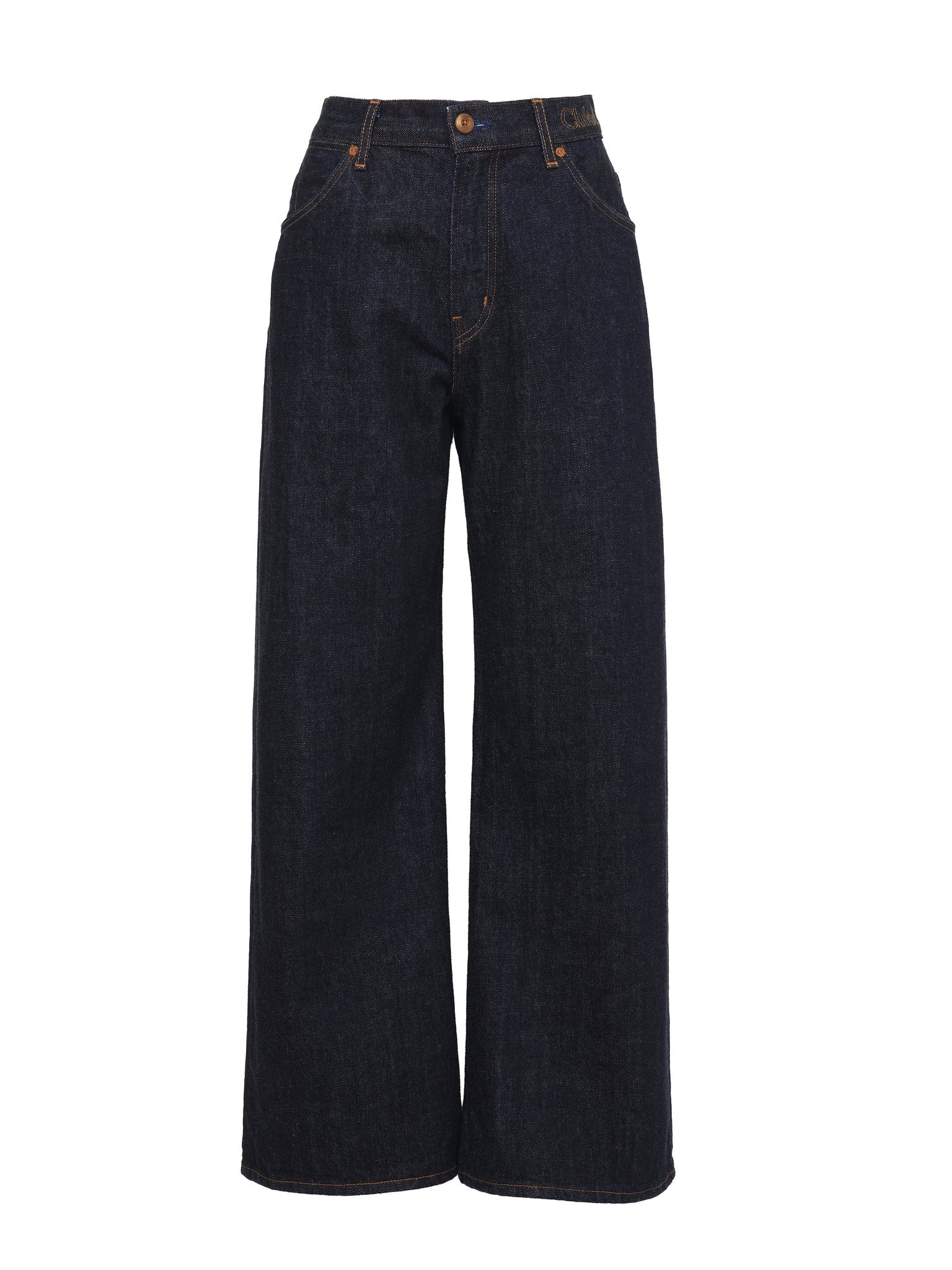 WIDE-LEG DENIM JEANS - 1