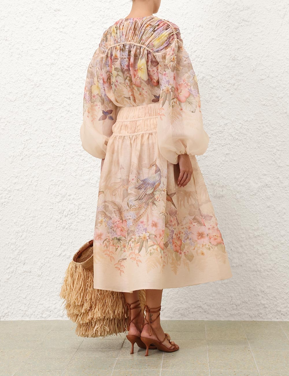 Zimmermann ILLUMINATE DRAWN BLOUSE | REVERSIBLE