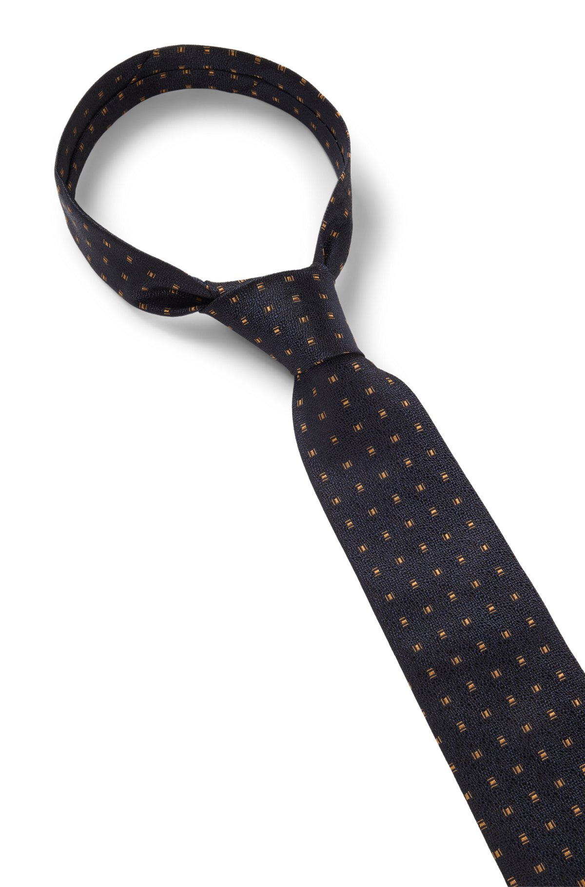 ITALIAN-MADE TIE IN PATTERNED SILK JACQUARD - 5