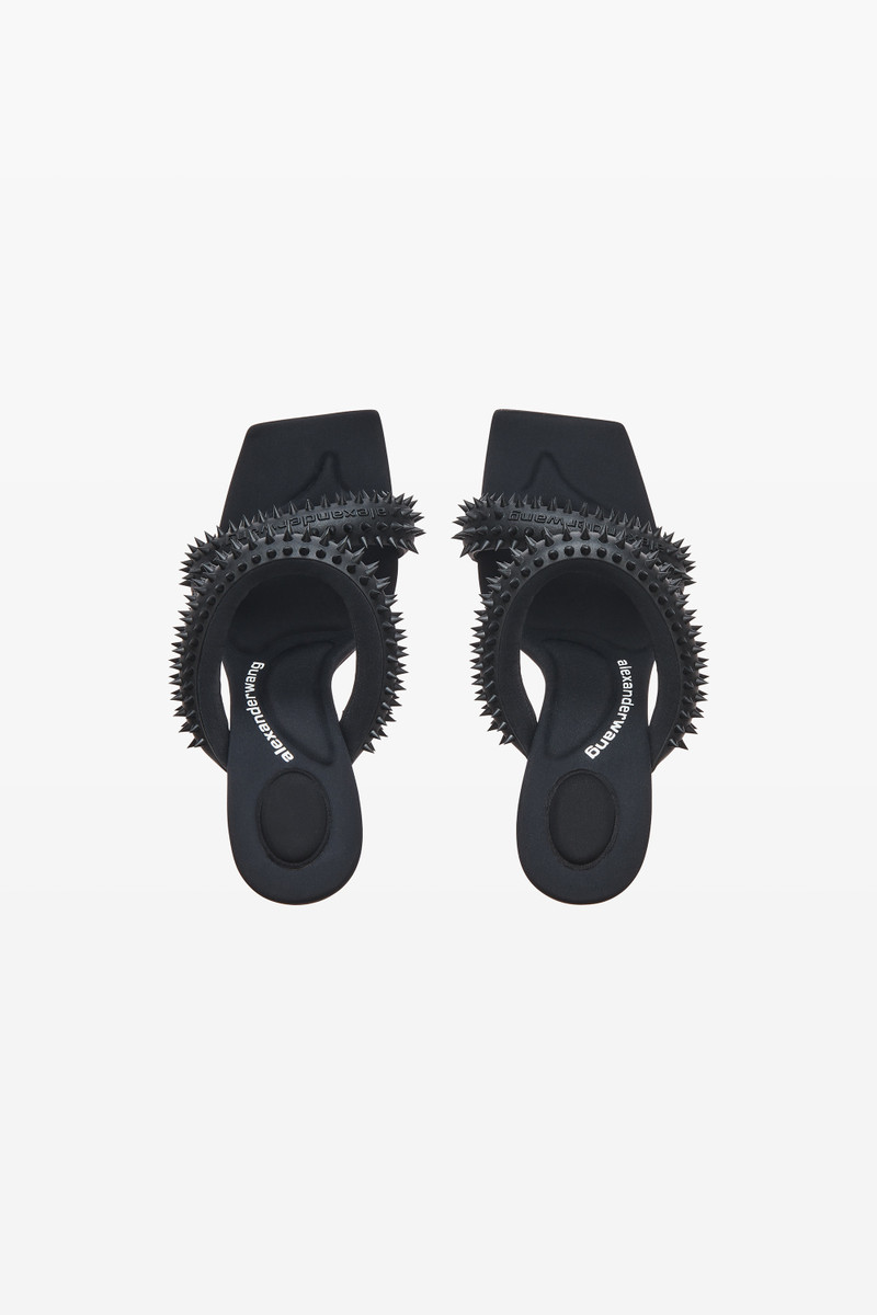 julie 105mm sandal in rubberized spikes 6