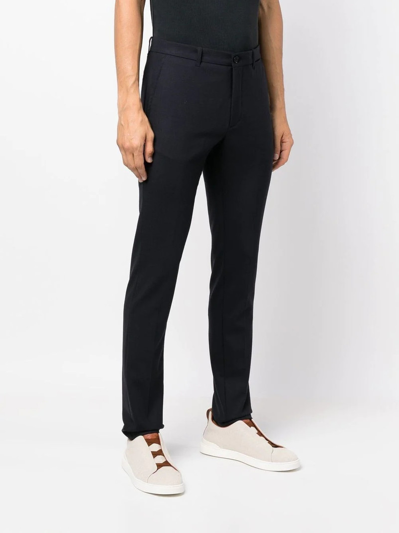 slim-cut tailored trousers 3
