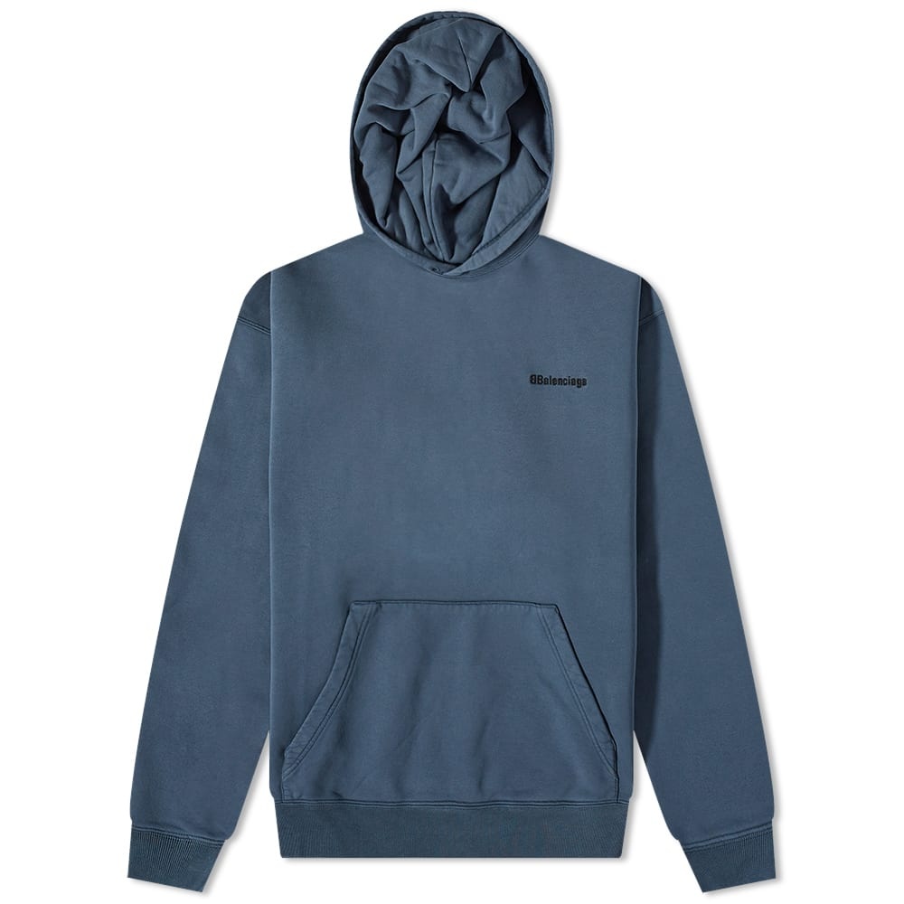 Balenciaga Corporate Logo Hoodie - 1