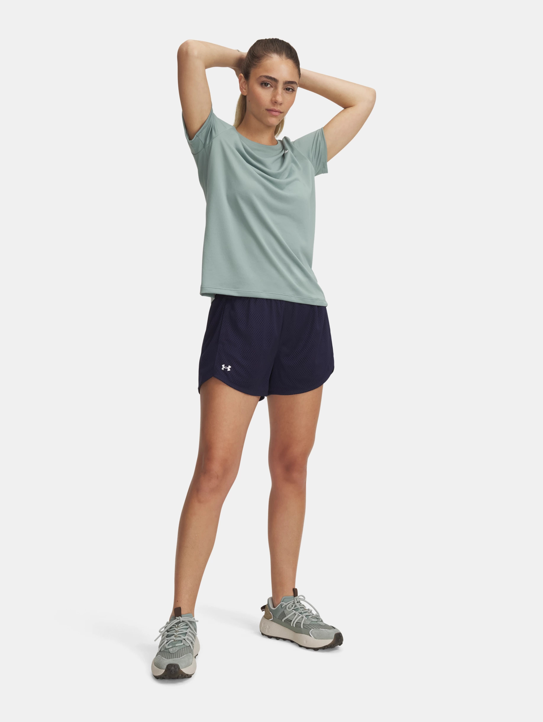 Women's UA Tech™ Play Up Mesh Shorts - 3