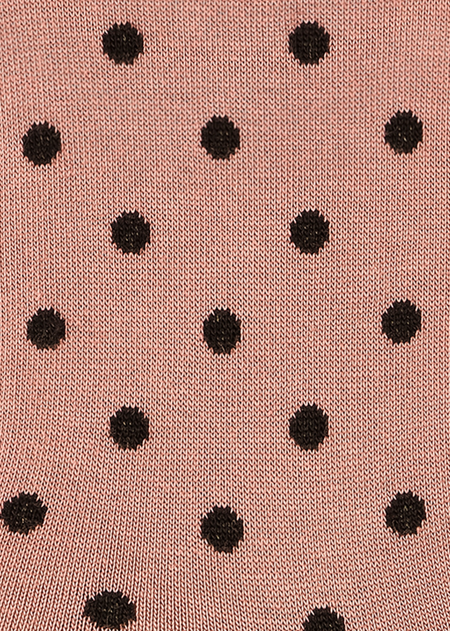 Women's Dusky Pink Polka Dot Socks - 3