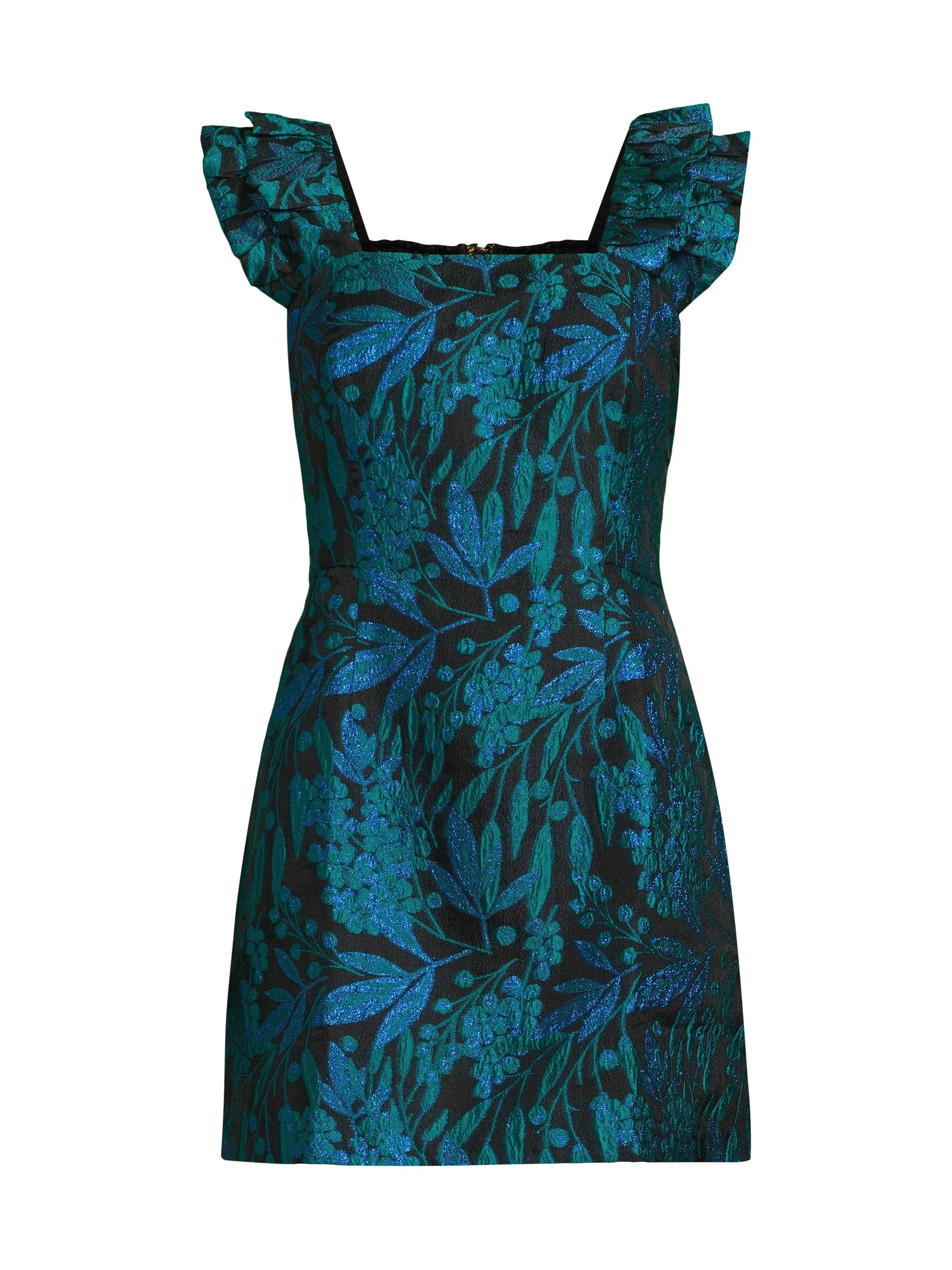 Women's Lolina Brocade Romper - Deep Lagoon - 1