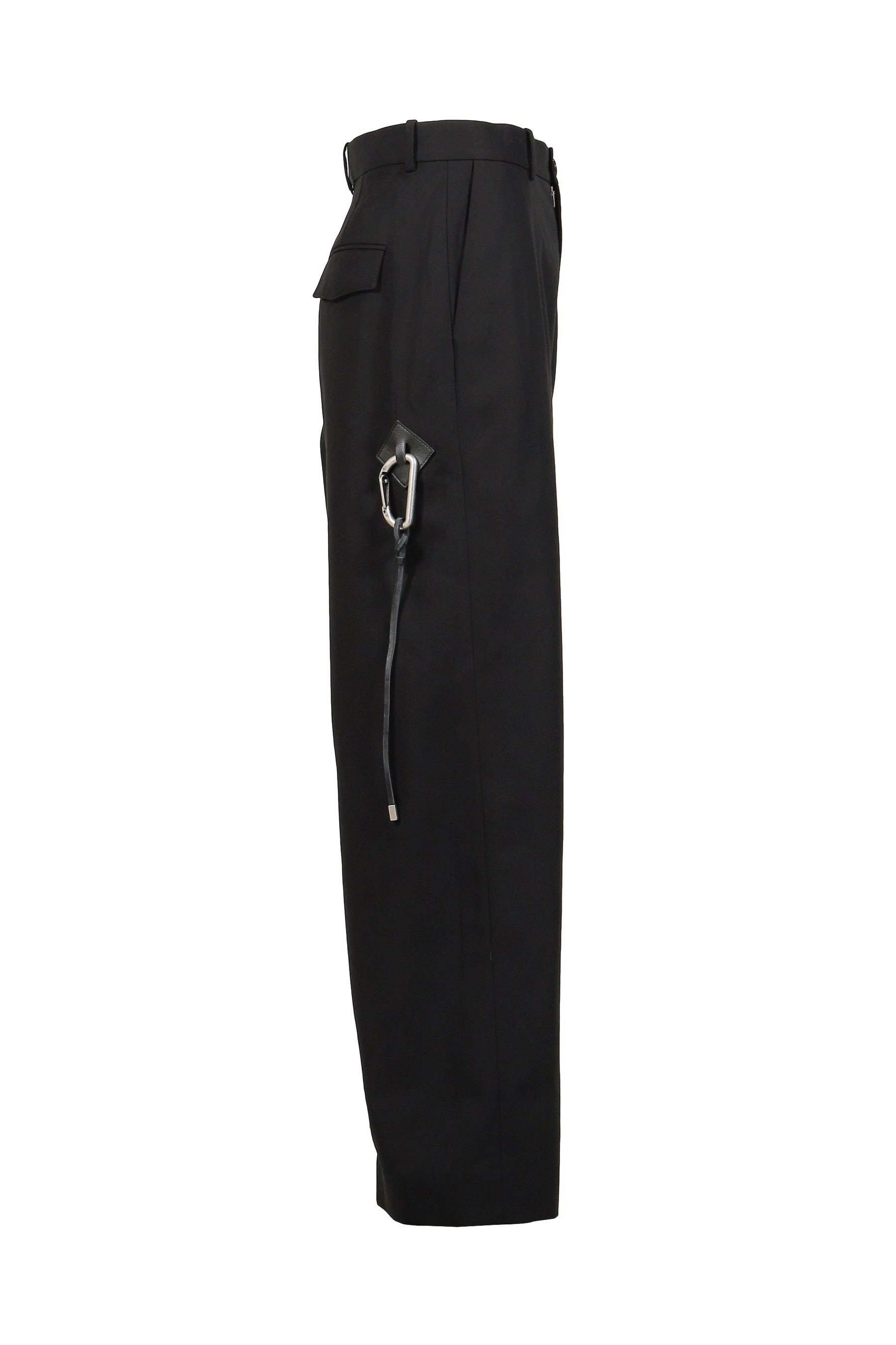 LOW CROTCH TROUSERS AF / BLK - 3