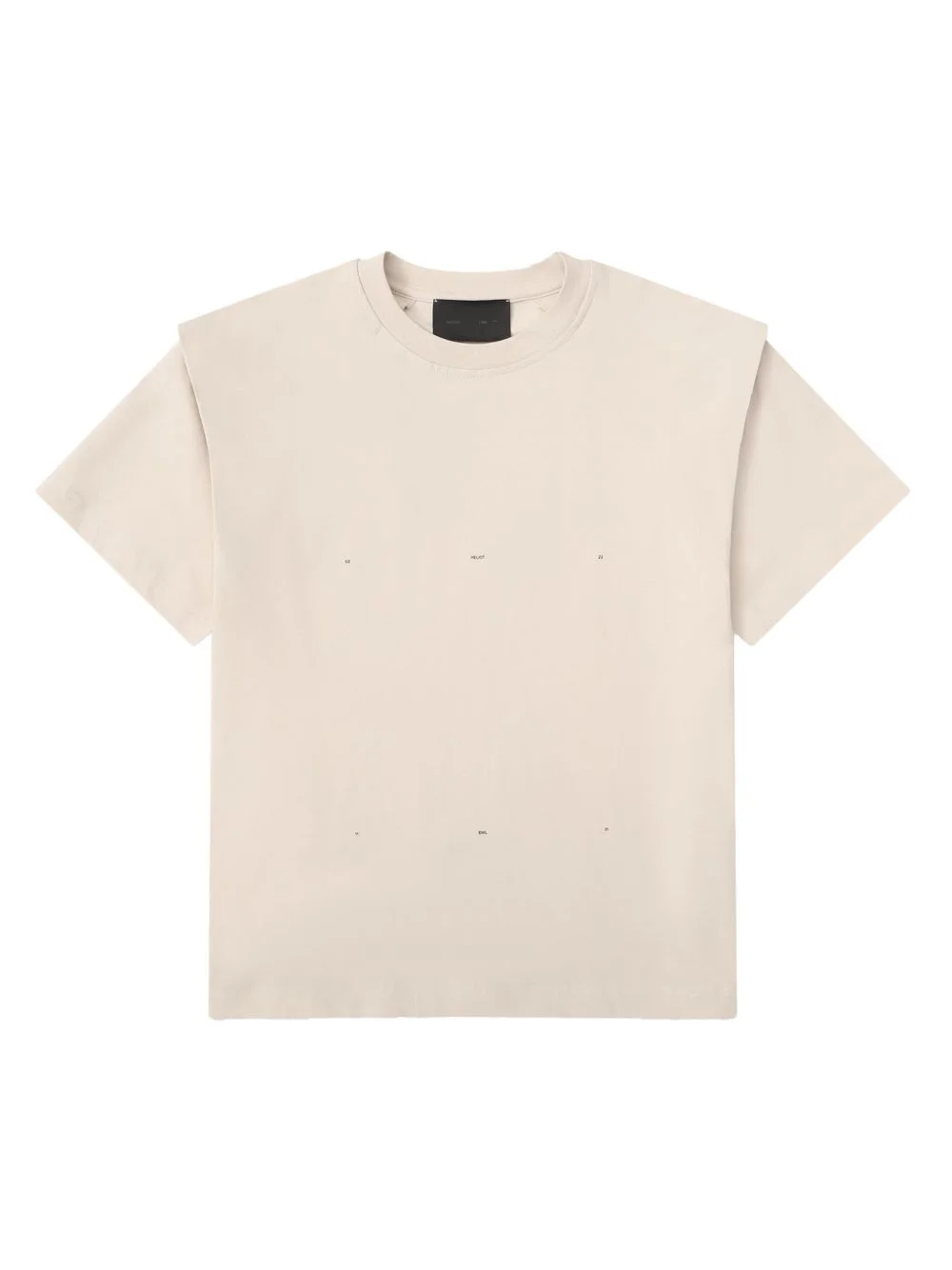 dropped-shoulder cotton T-shirt - 1