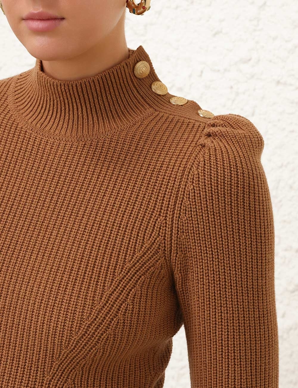 CRUSH BUTTONED SWEATER - 5