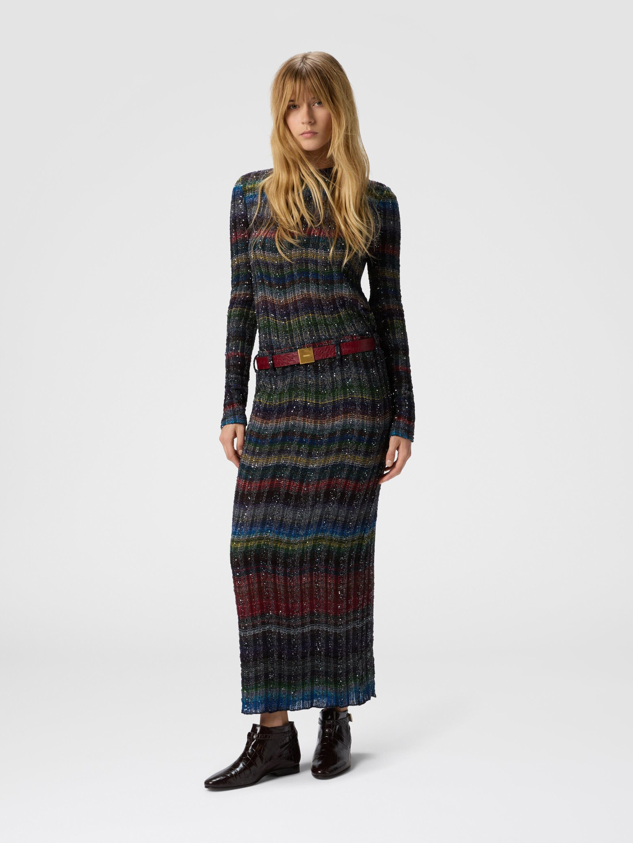 Missoni Long Pencil Skirt With Wave Pattern in Multicoloured at Nordstrom - 2