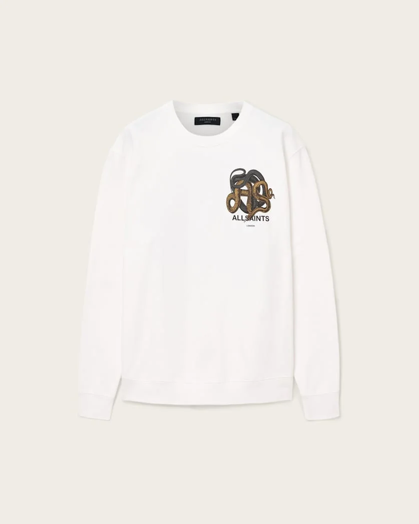 RETICULATE GRAPHIC SWEATSHIRT - 1