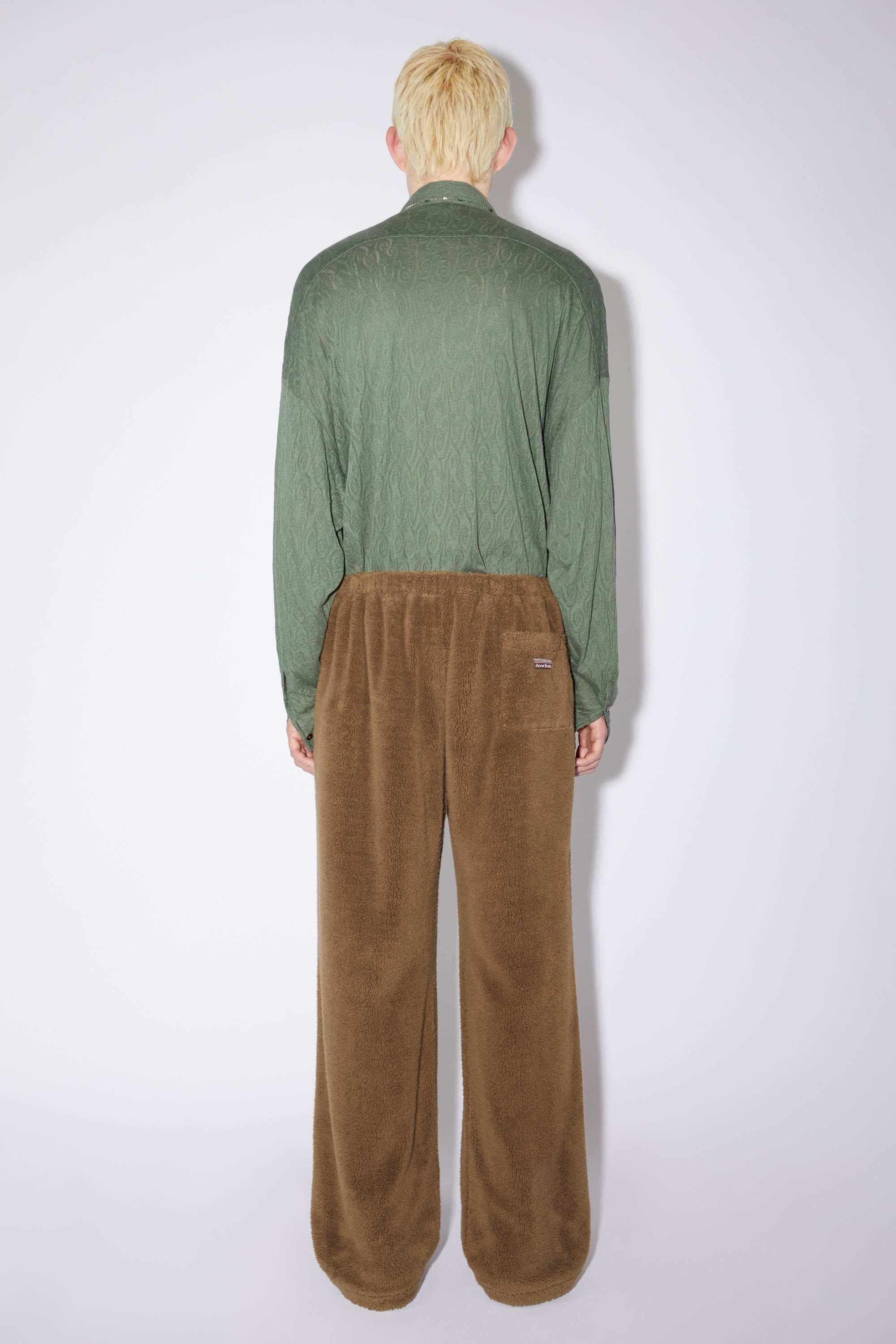 Teddy fleece trousers - Hazel beige - 3