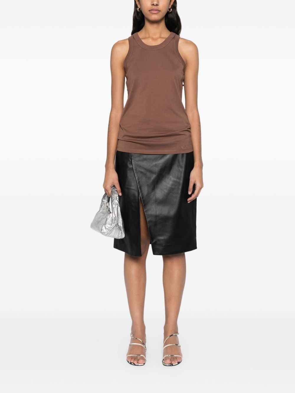slit-detail skirt - 2