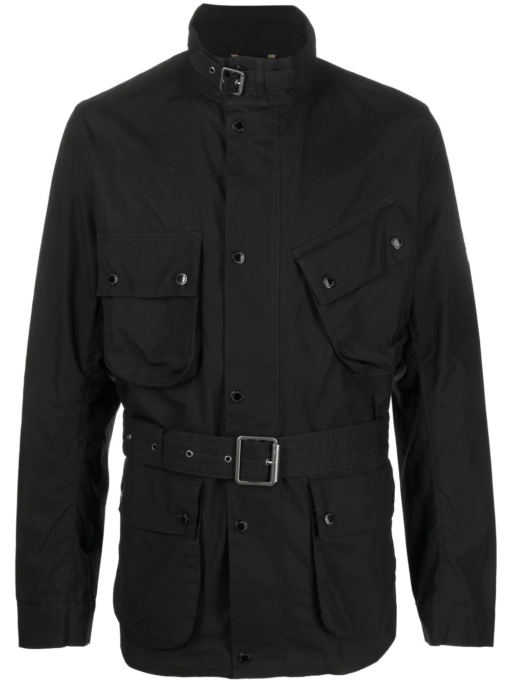 belted fitted jacket - 1