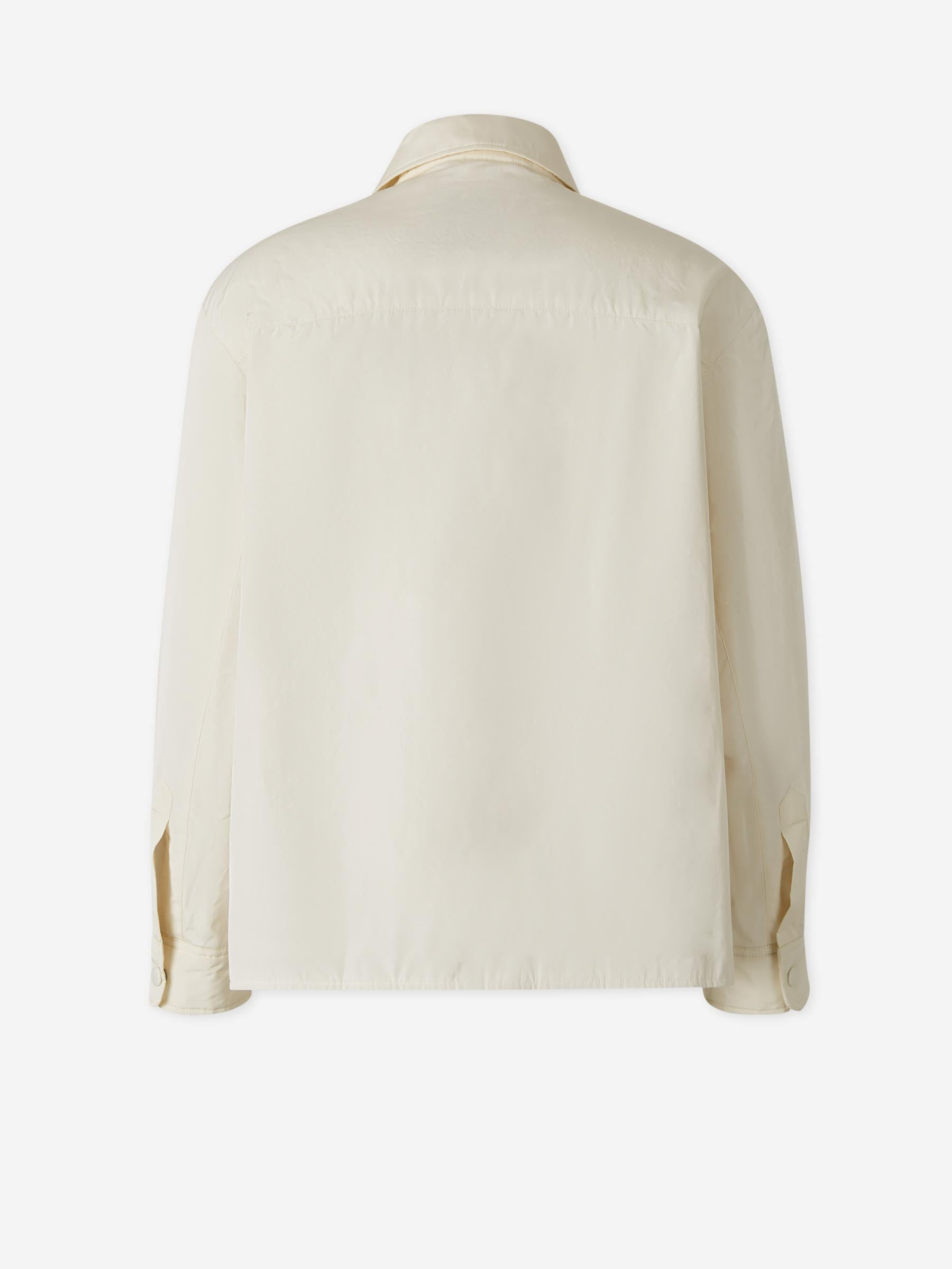 PADDED TAFFETA OVER SHIRT - 2