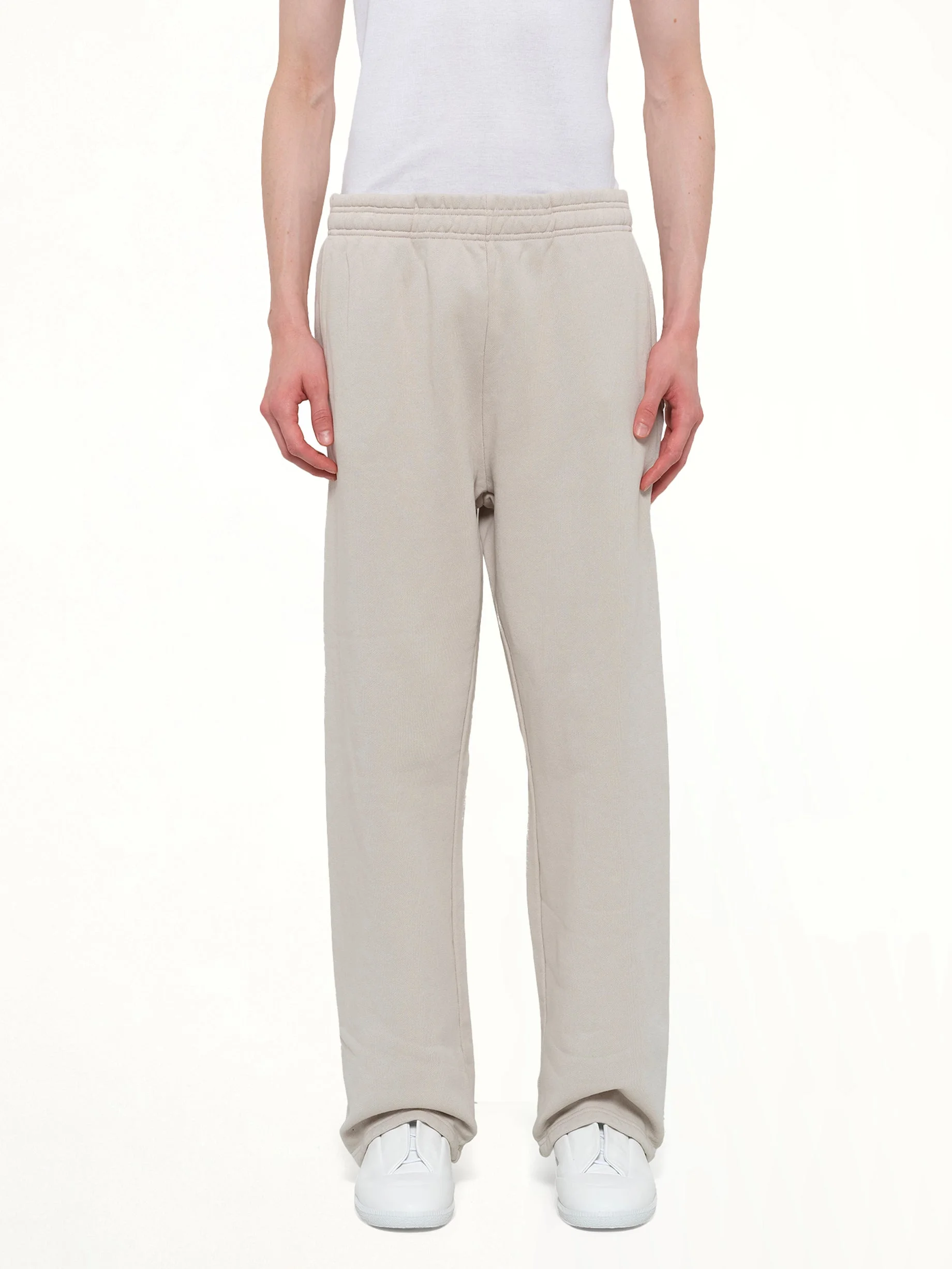 Straight Leg Sweatpant in Off White - 1
