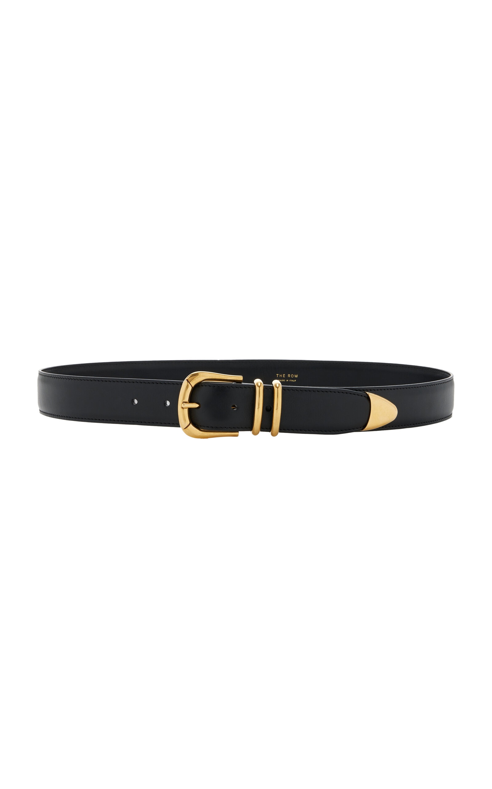 ハンドバッグ 25FW THE ROW Vintage leather belt The Row - Vintage Black Leather Belt | Mitchell Stores