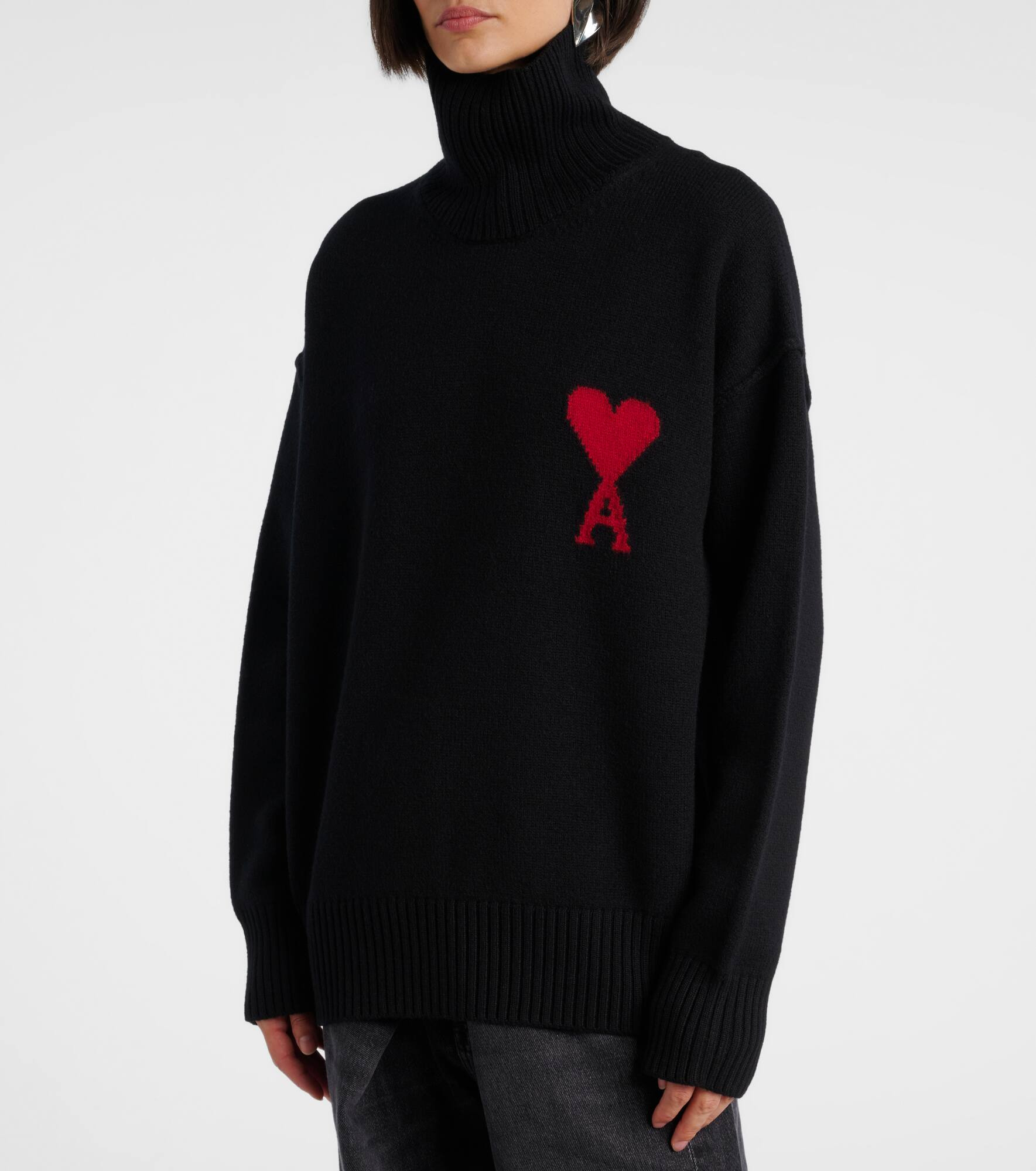 Ami de Cœur virgin wool turtleneck sweater - 6