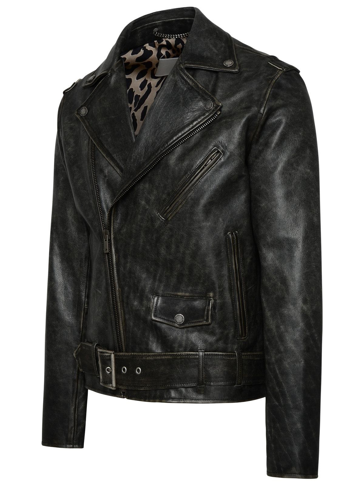 Golden Goose Leather Biker Jacket Men - 2