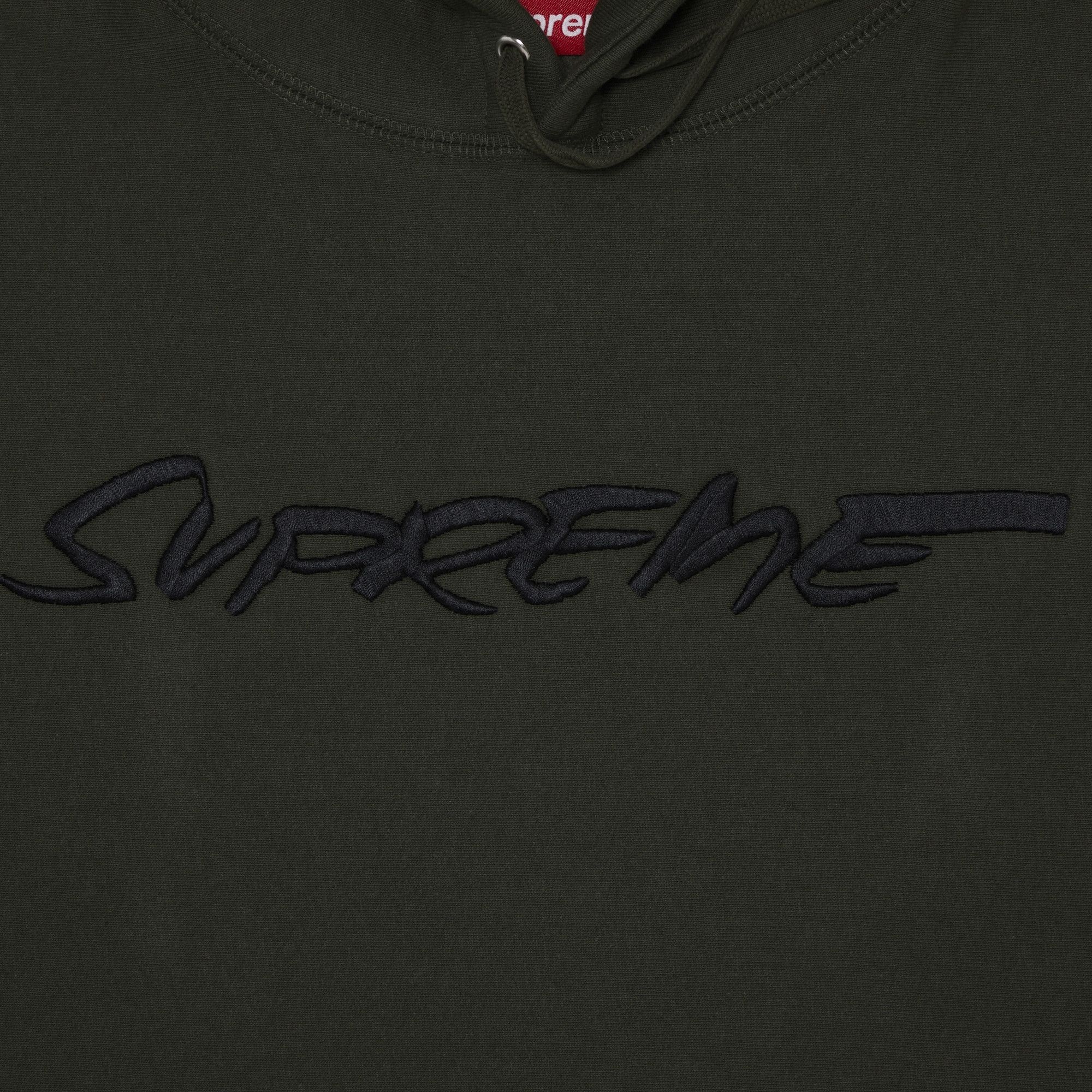 Supreme Futura Hooded Sweatshirt 'Dark Olive' - 2