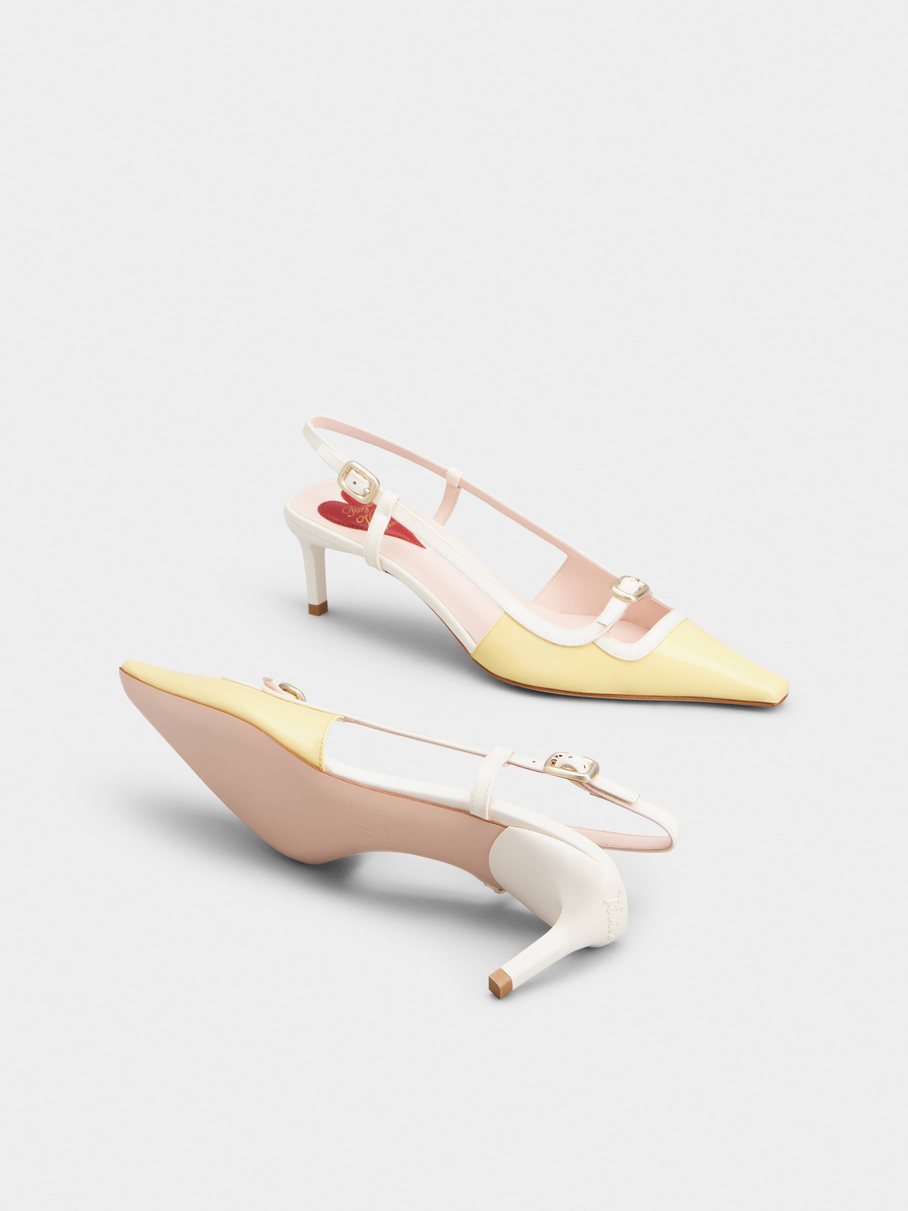Viv’ Canard Slingback Pumps in Patent Leather - 6