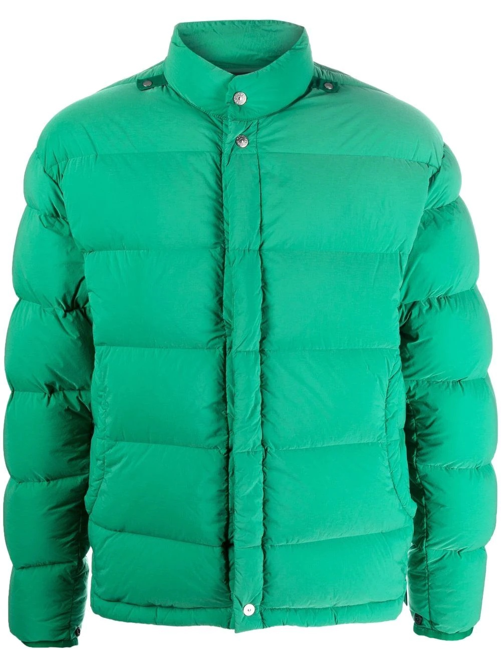 press-stud puffer jacket - 1