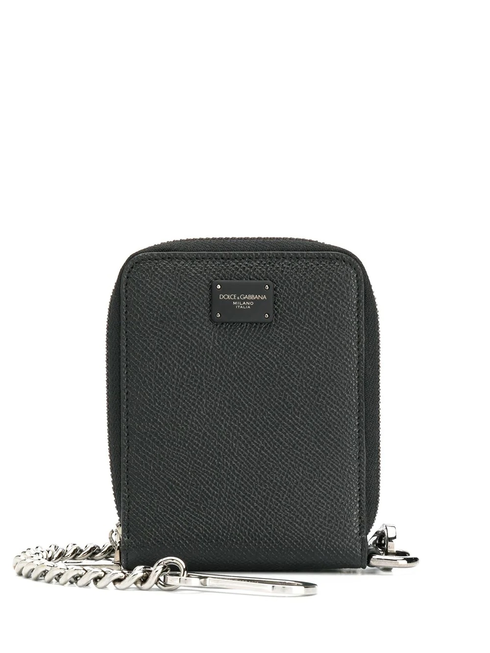 chain zipped wallet - 1