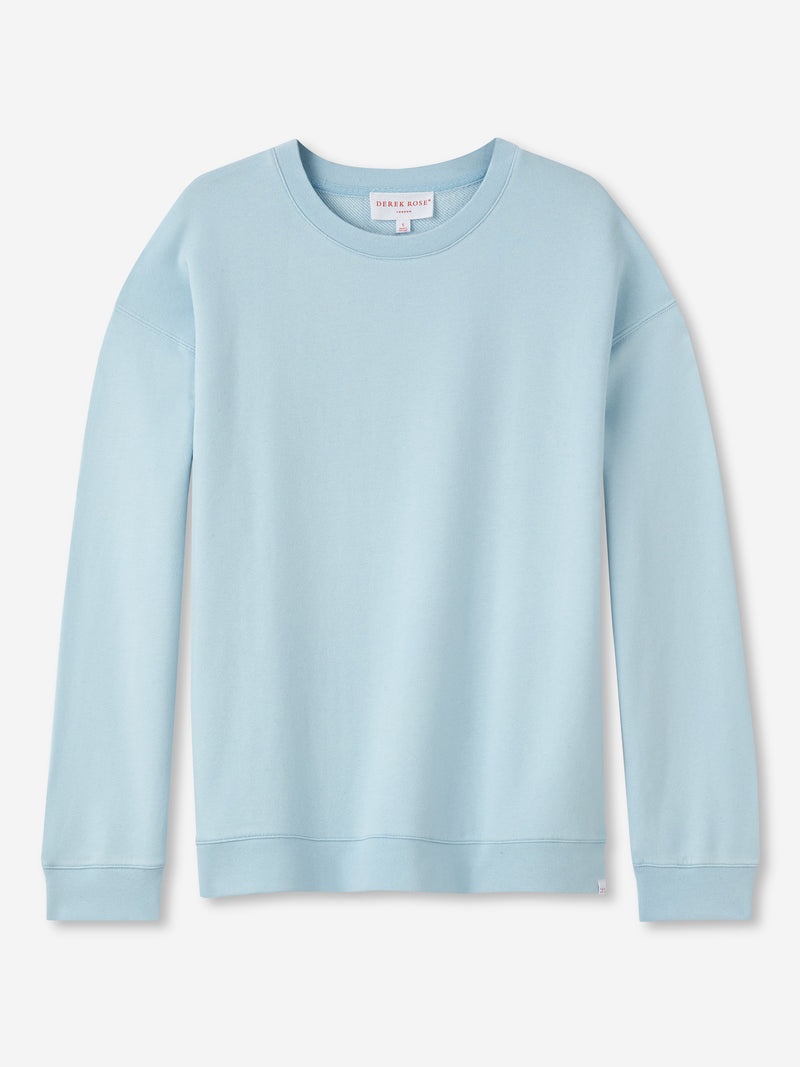 Women's Sweatshirt Quinn Cotton Modal Stretch Blue - 1