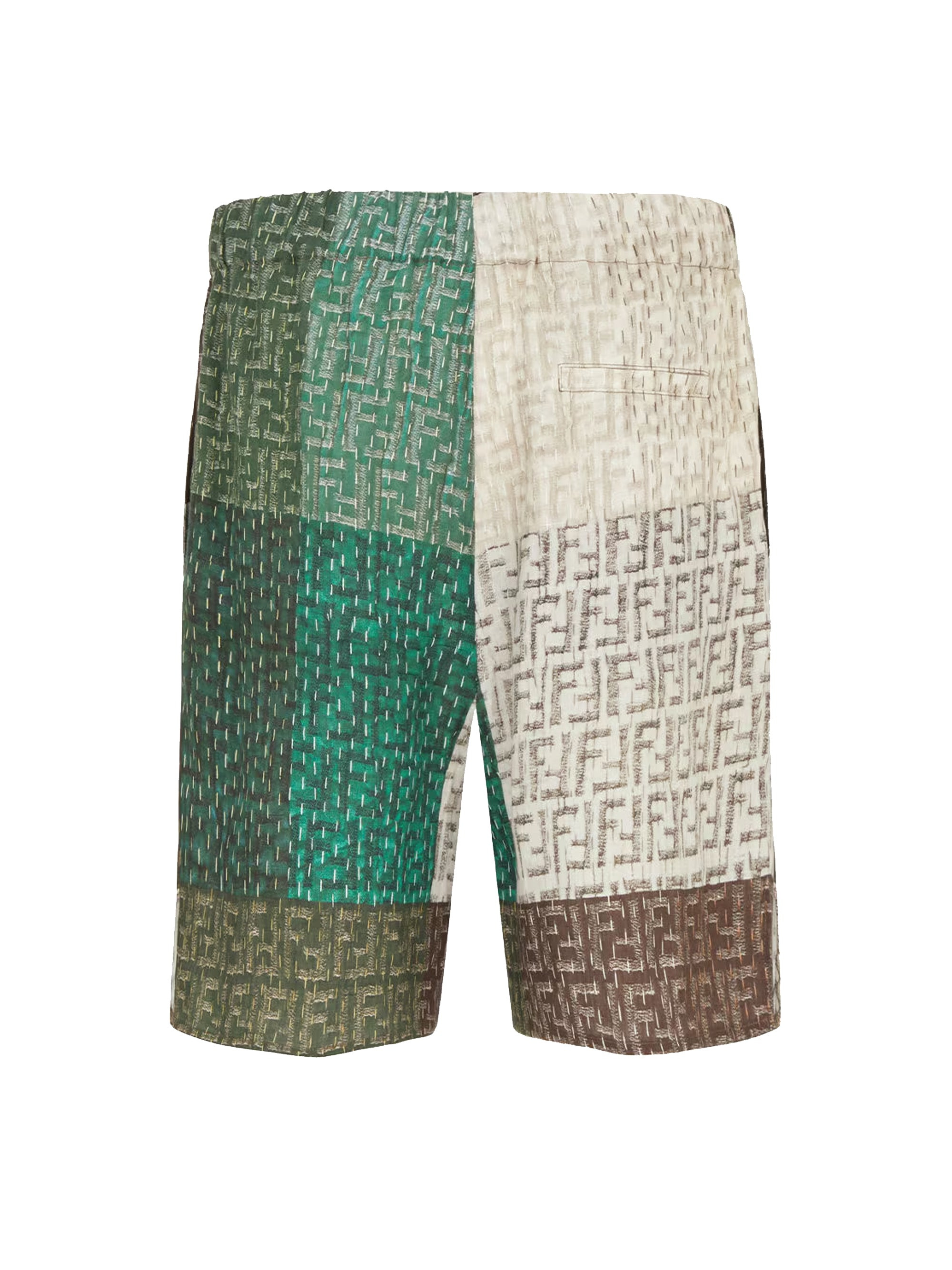 Fendi Men Ff Patchwork Bermuda - 2