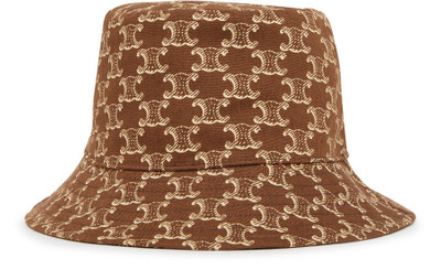 CELINE Triomphe bucket hat in monogram canvas outlook