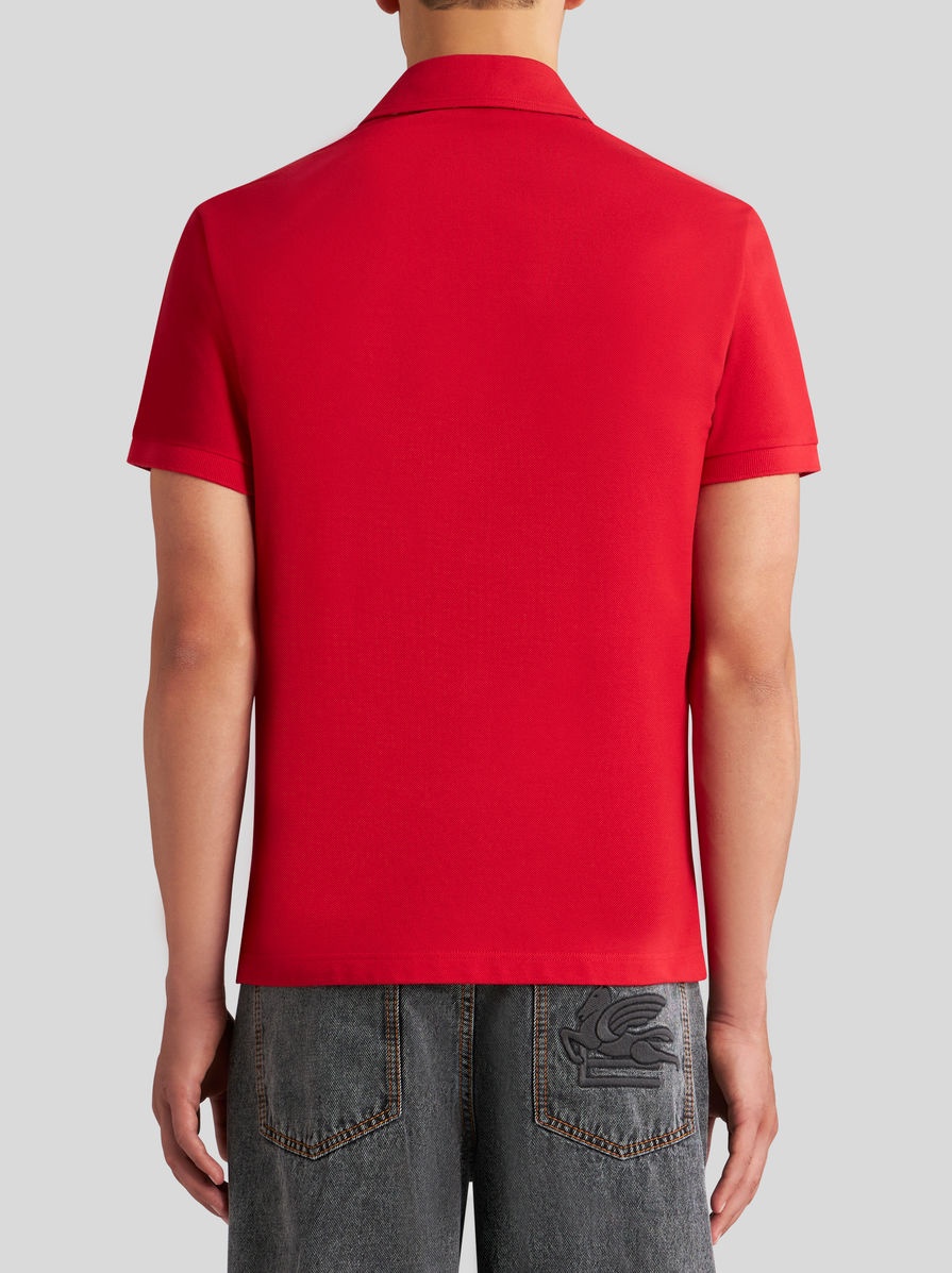 POLO SHIRT WITH EMBROIDERED PEGASO - 4