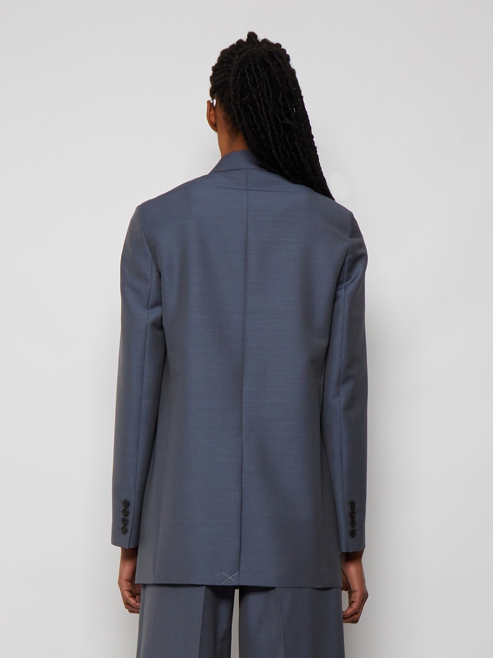 Dalia Single-breasted Jacket Concrete Grey - 5