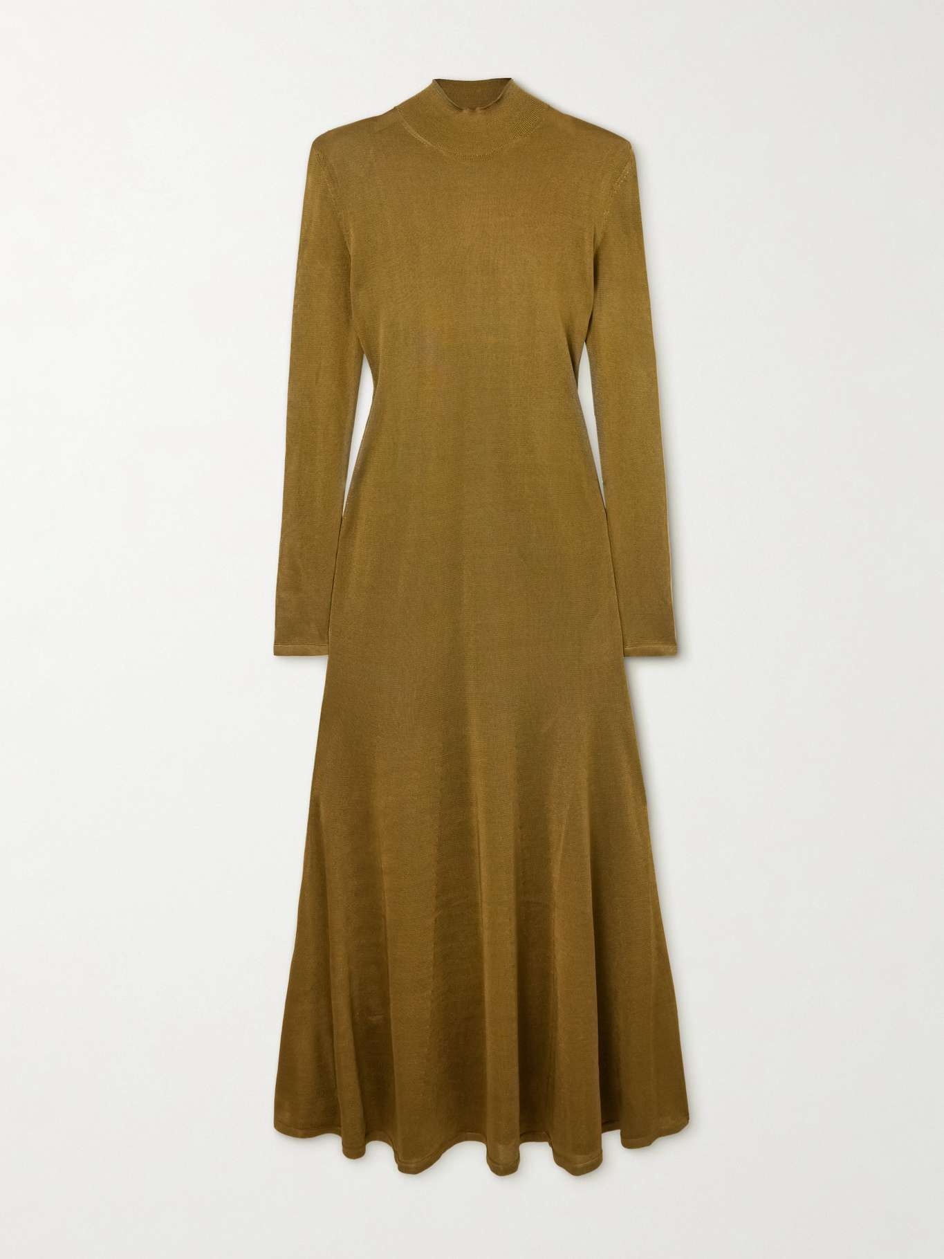 Jersey turtleneck gown - 1