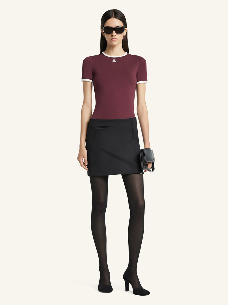 courrèges Signature Contrast T-Shirt outlook