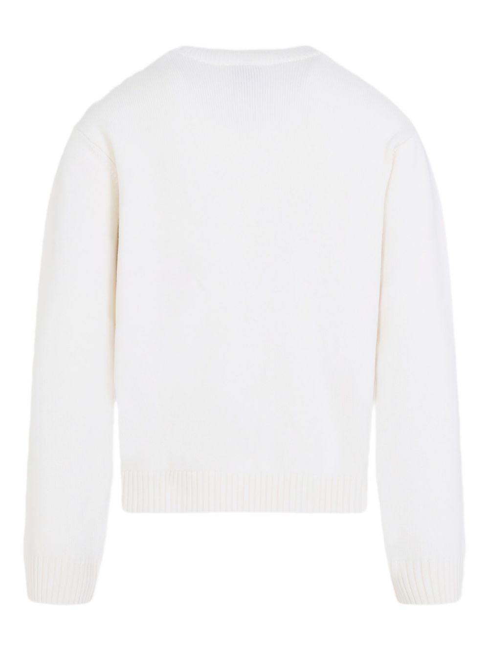 floral-embroidered crew-neck sweater - 2