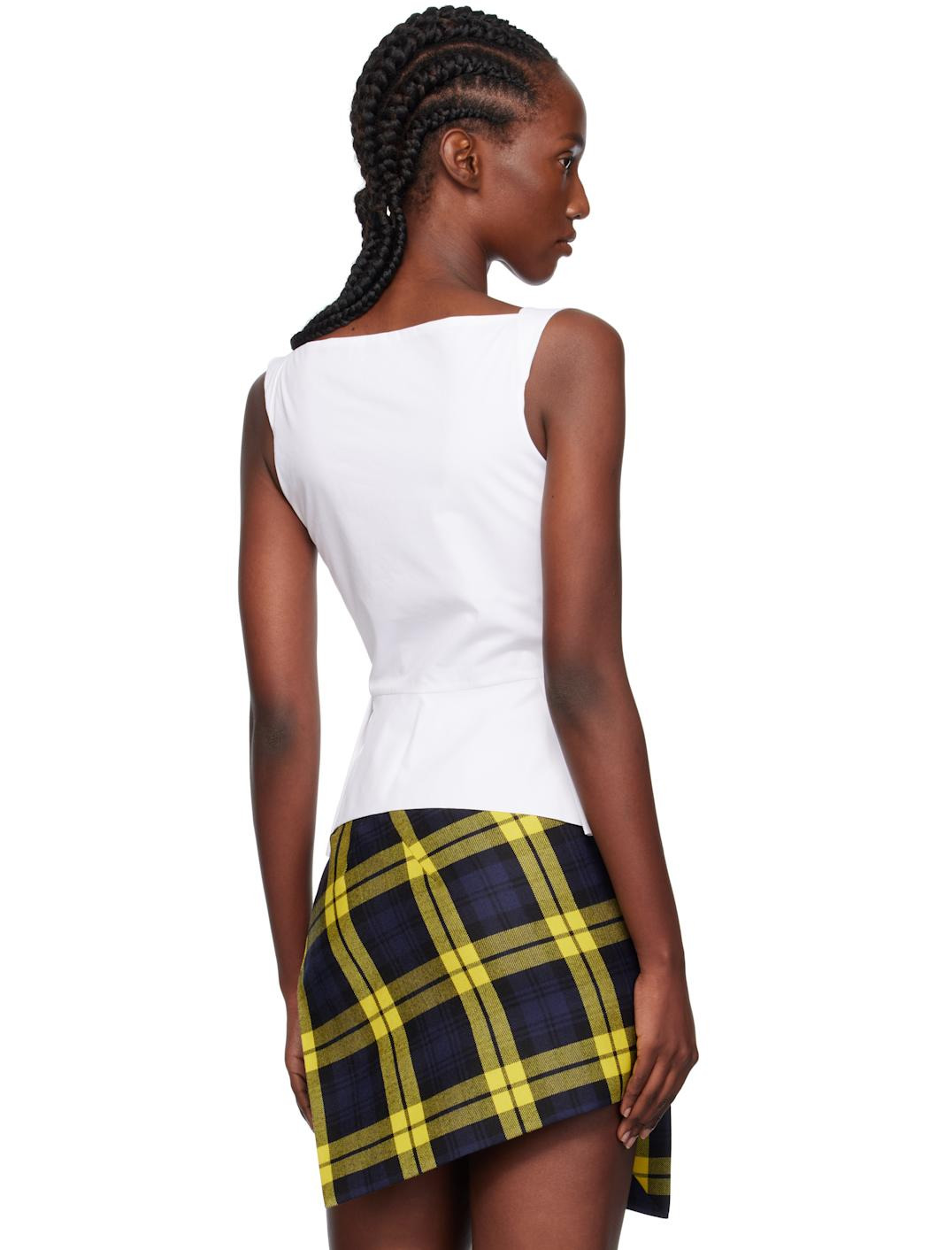 White Monday Vest Top - 3