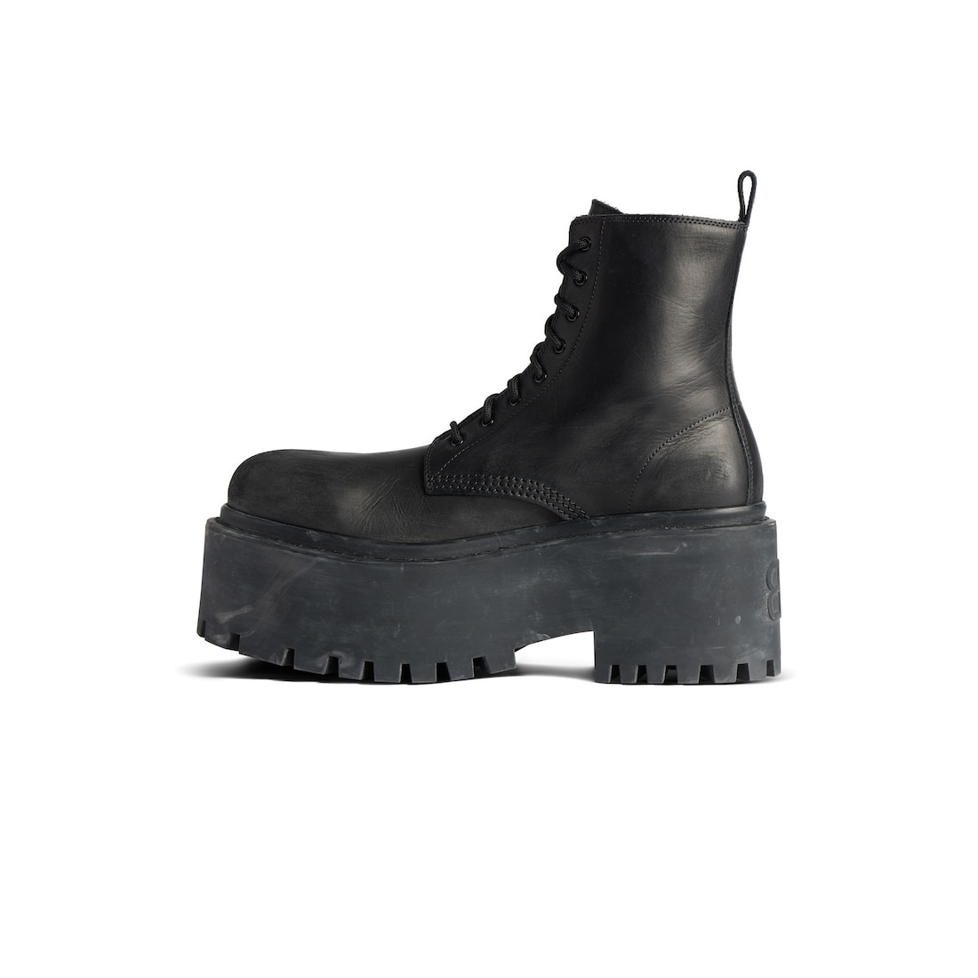 Women's Strike Platform Bootie in Black - 4