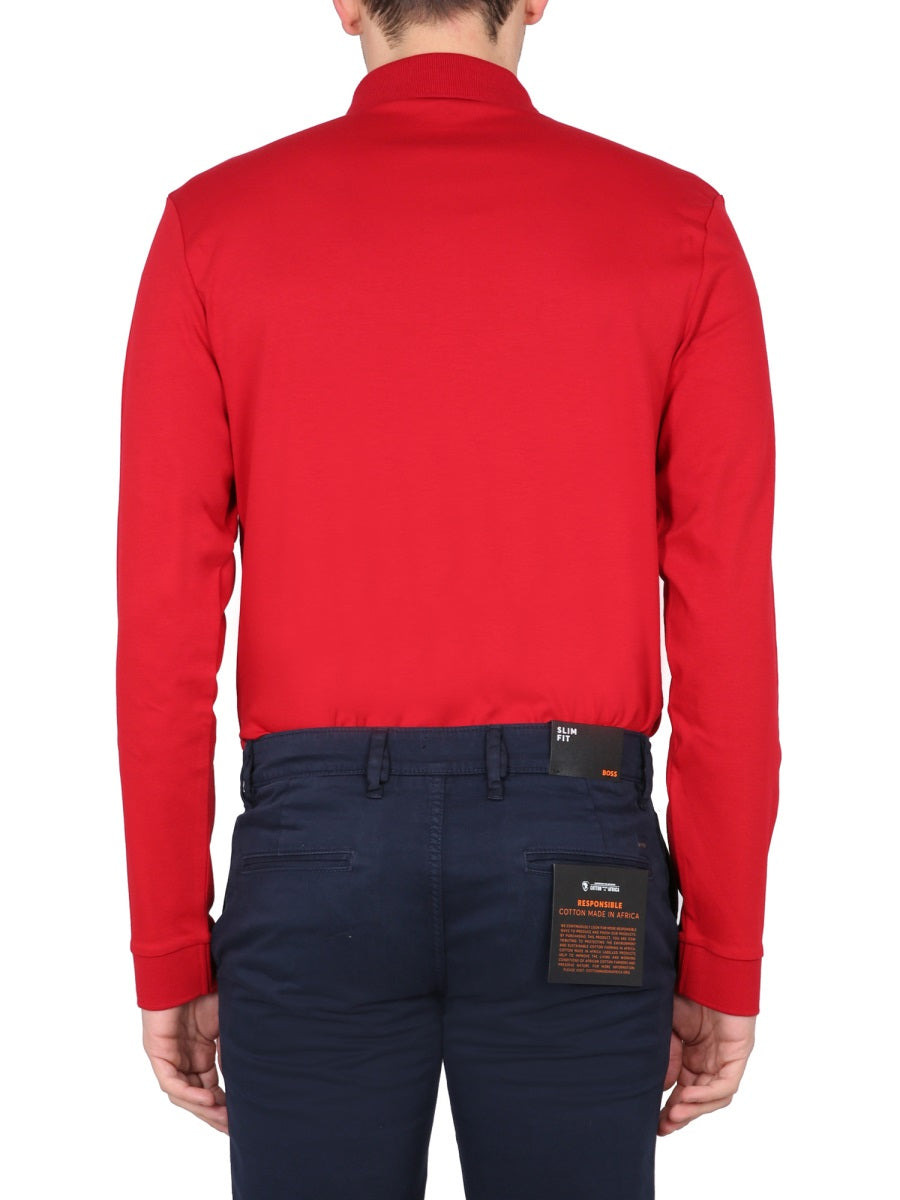 Boss Men Polo With Logo Embroidery - 3