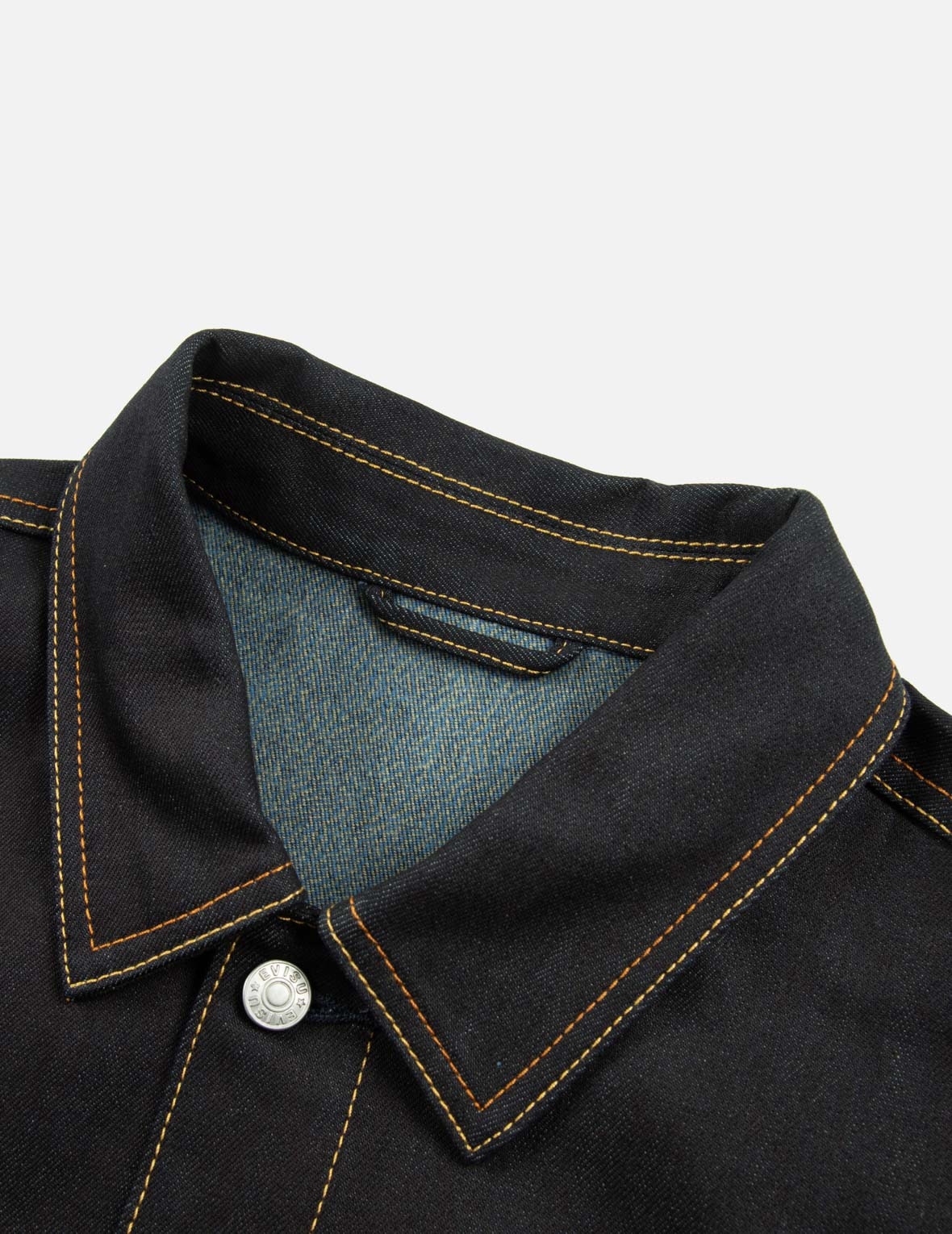 KUMADORI DARUMA DAICOCK PRINT AND EMBROIDERY LOOSE FIT DENIM JACKET - 12